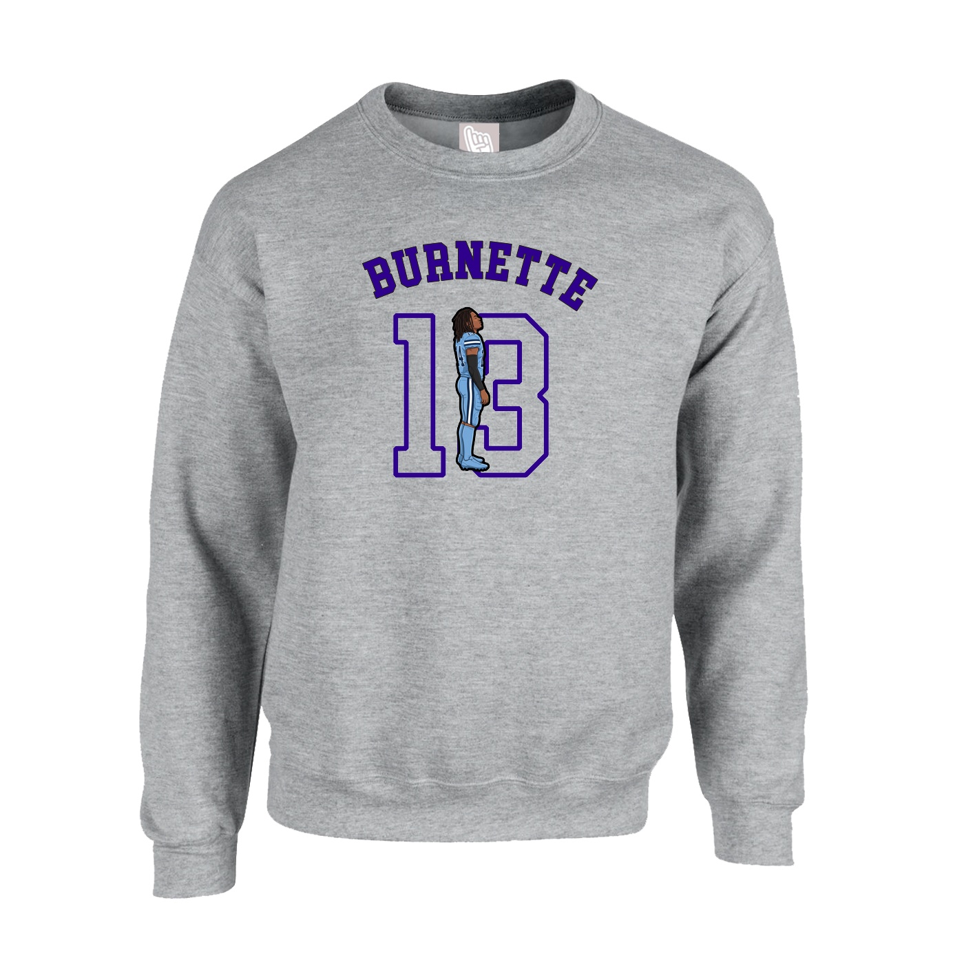 Fleece Crew — Shirsey Arch in Grey