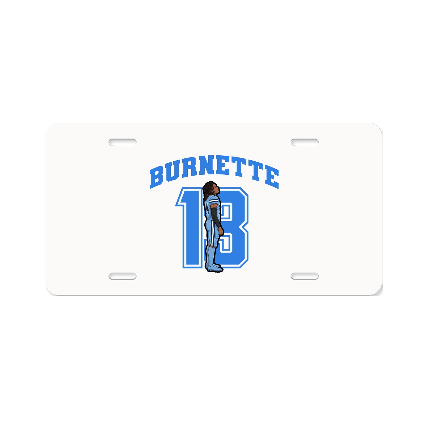 License Plate — Number in Classic