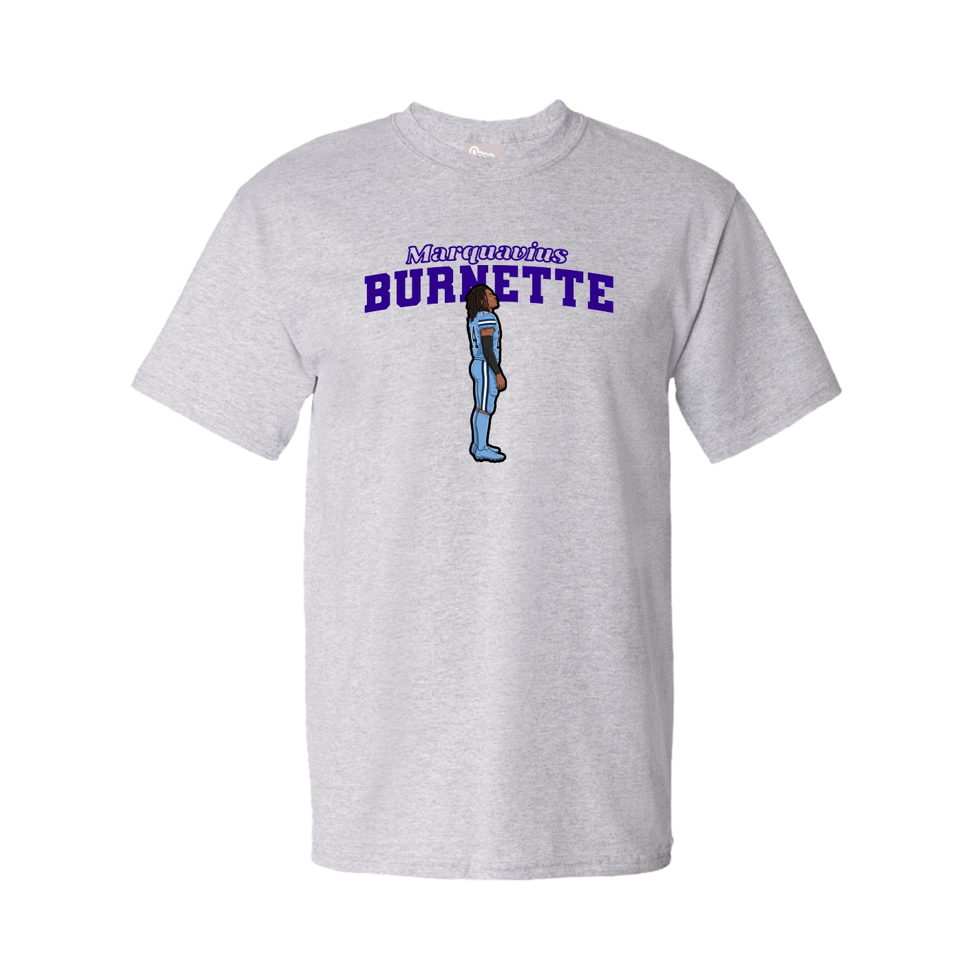 Youth Tee — Name Arch in Grey
