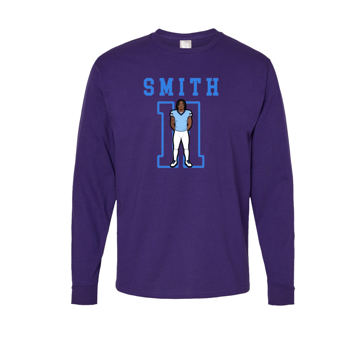 Long Sleeve Tee — Shirsey in Purple