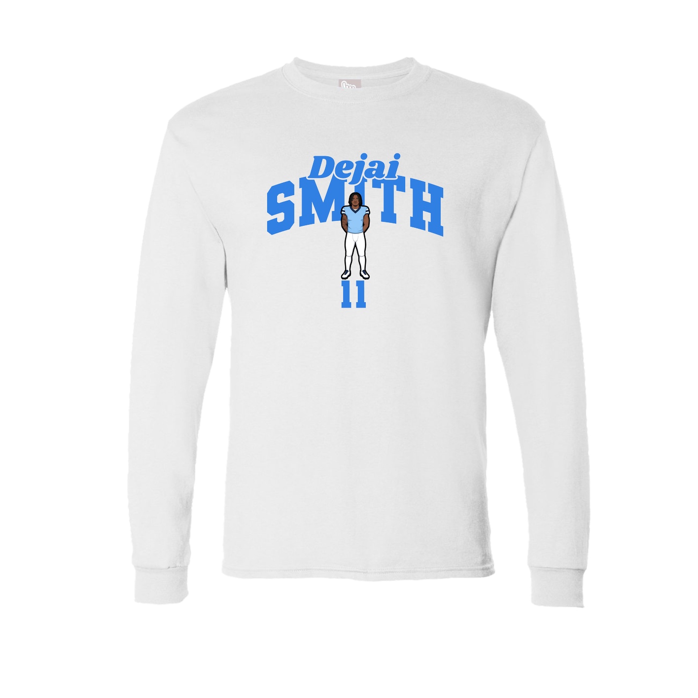 Long Sleeve Tee — Signature Arch in White