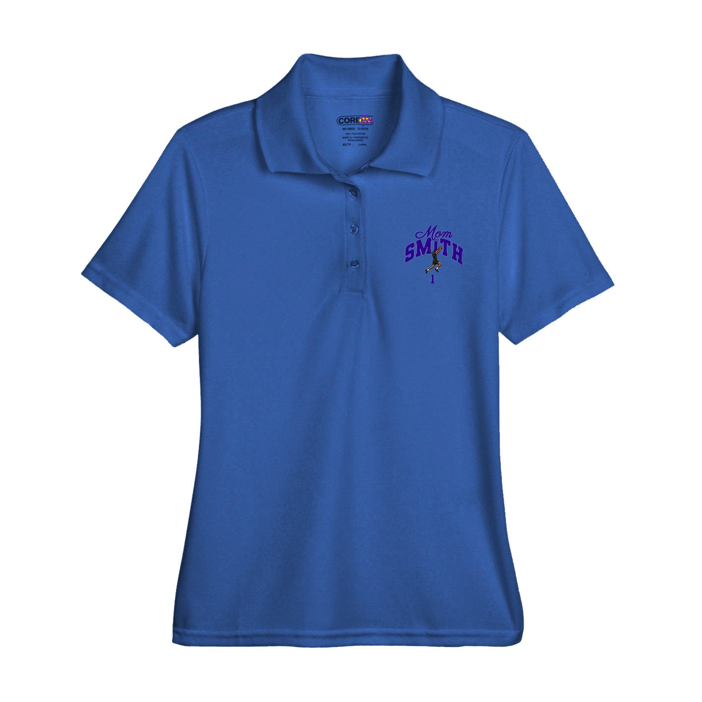 Womens Performance Polo — Mothers Day Arch in Royal