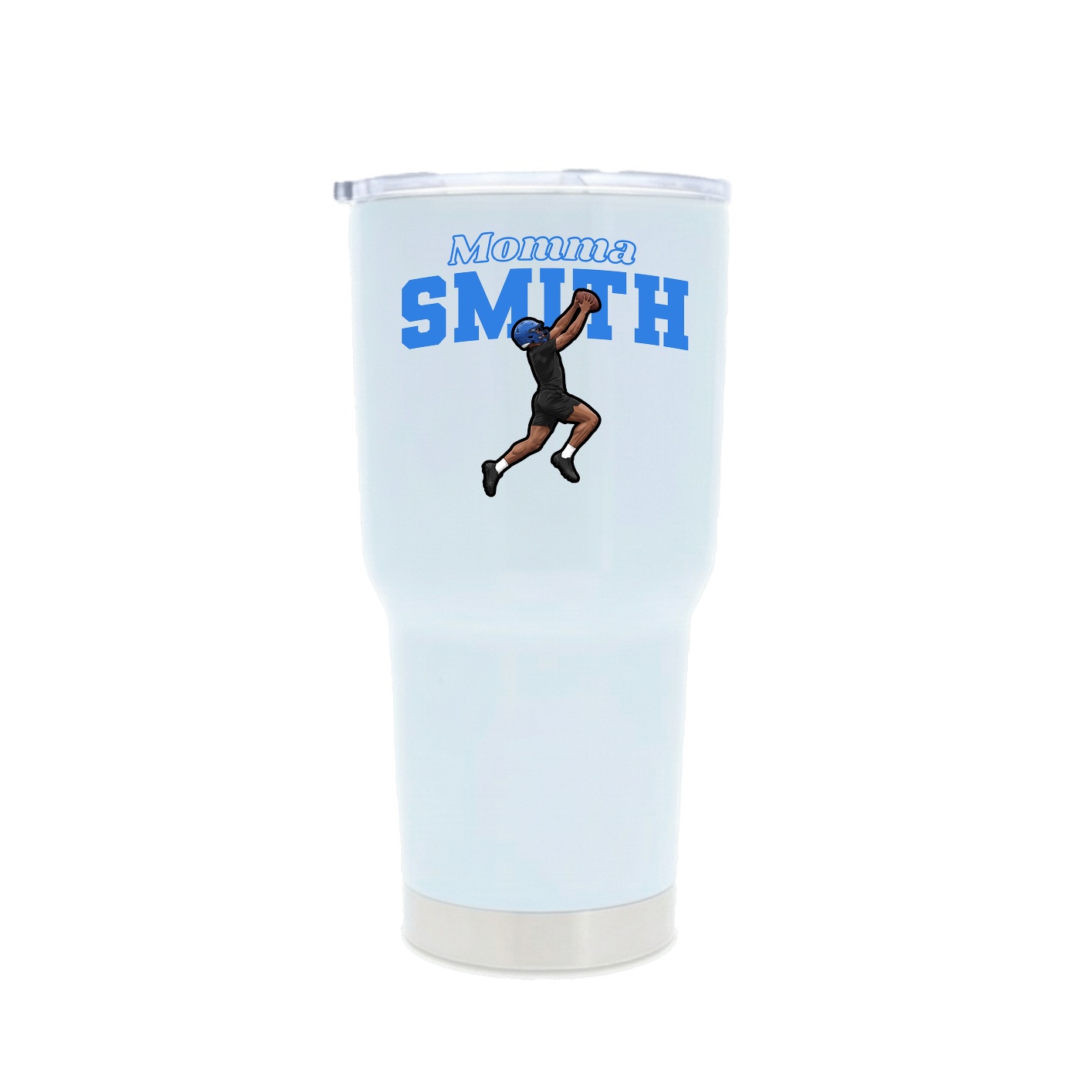 30oz Stainless Steel Tumbler — Mothers Day Block in White
