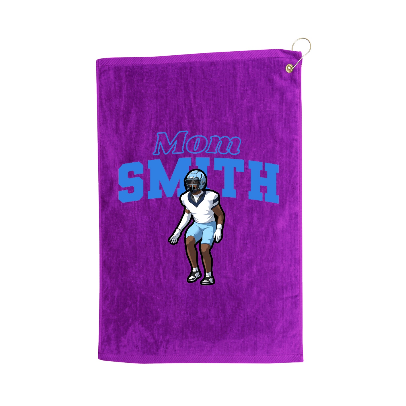 Golf Towel — Mothers Day Block in Purple