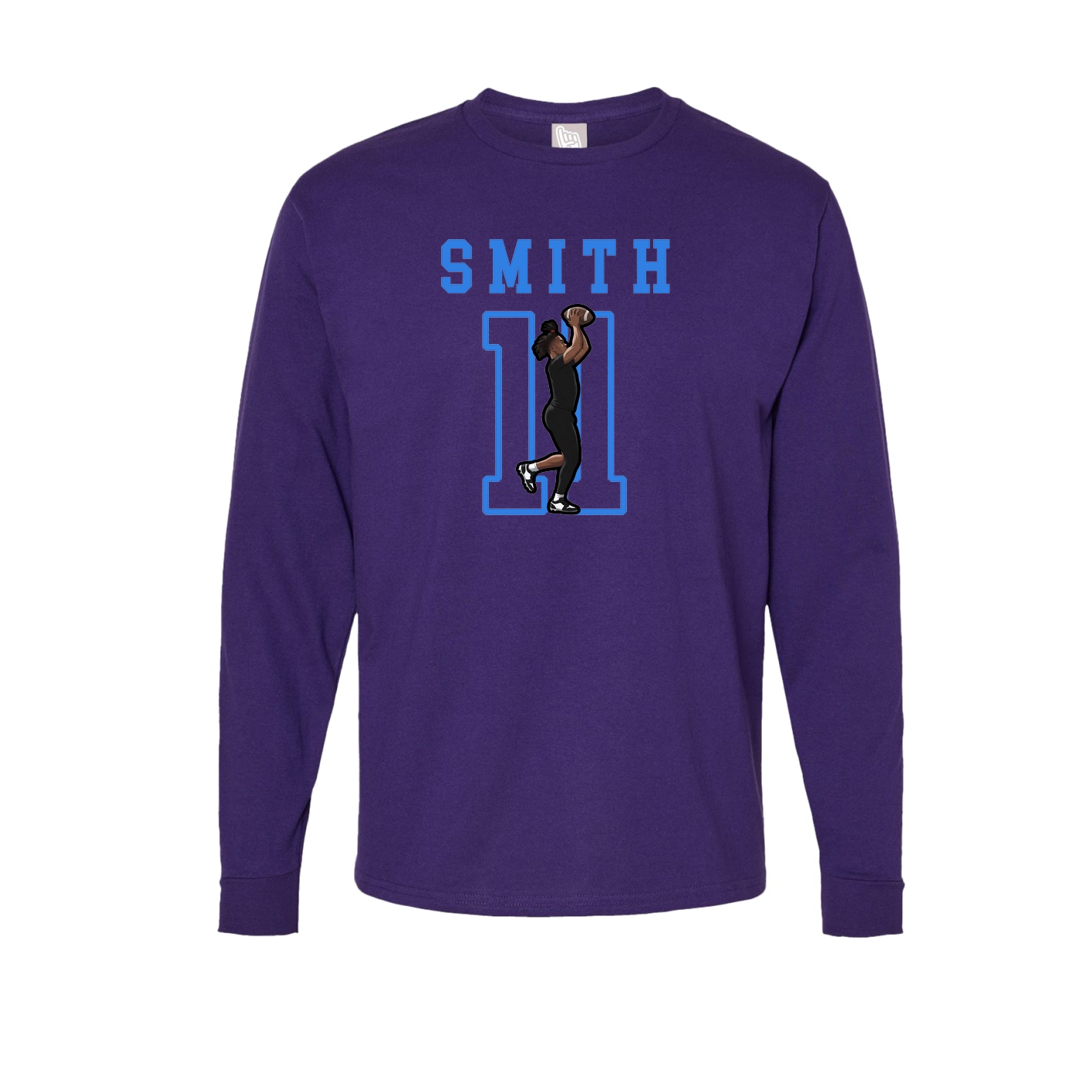 Long Sleeve Tee — Shirsey in Purple
