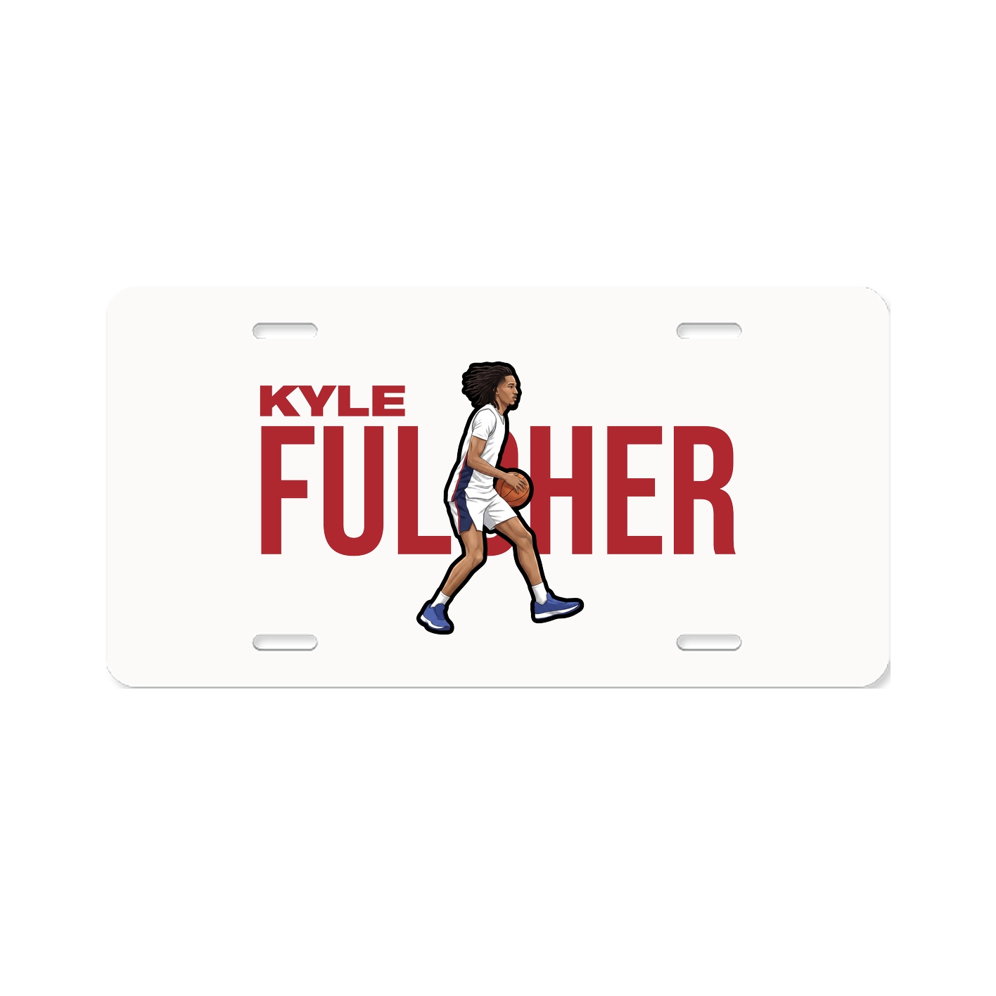 License Plate — Player Name in Classic
