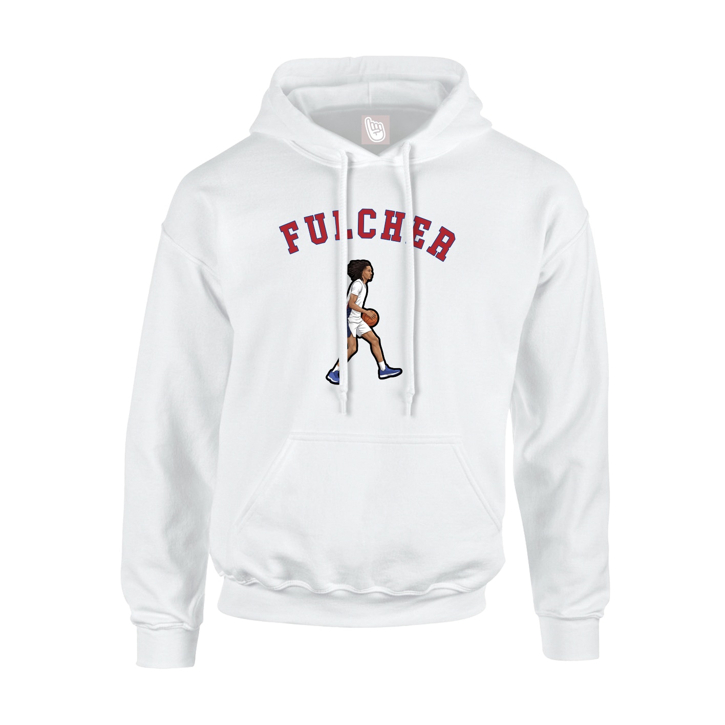 Youth Hoodie — Shirsey Arch in White