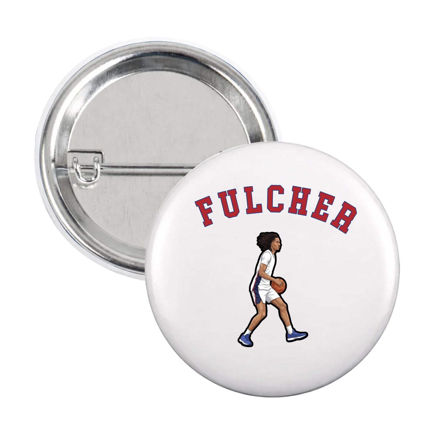 Game Day Button — Shirsey Arch in White
