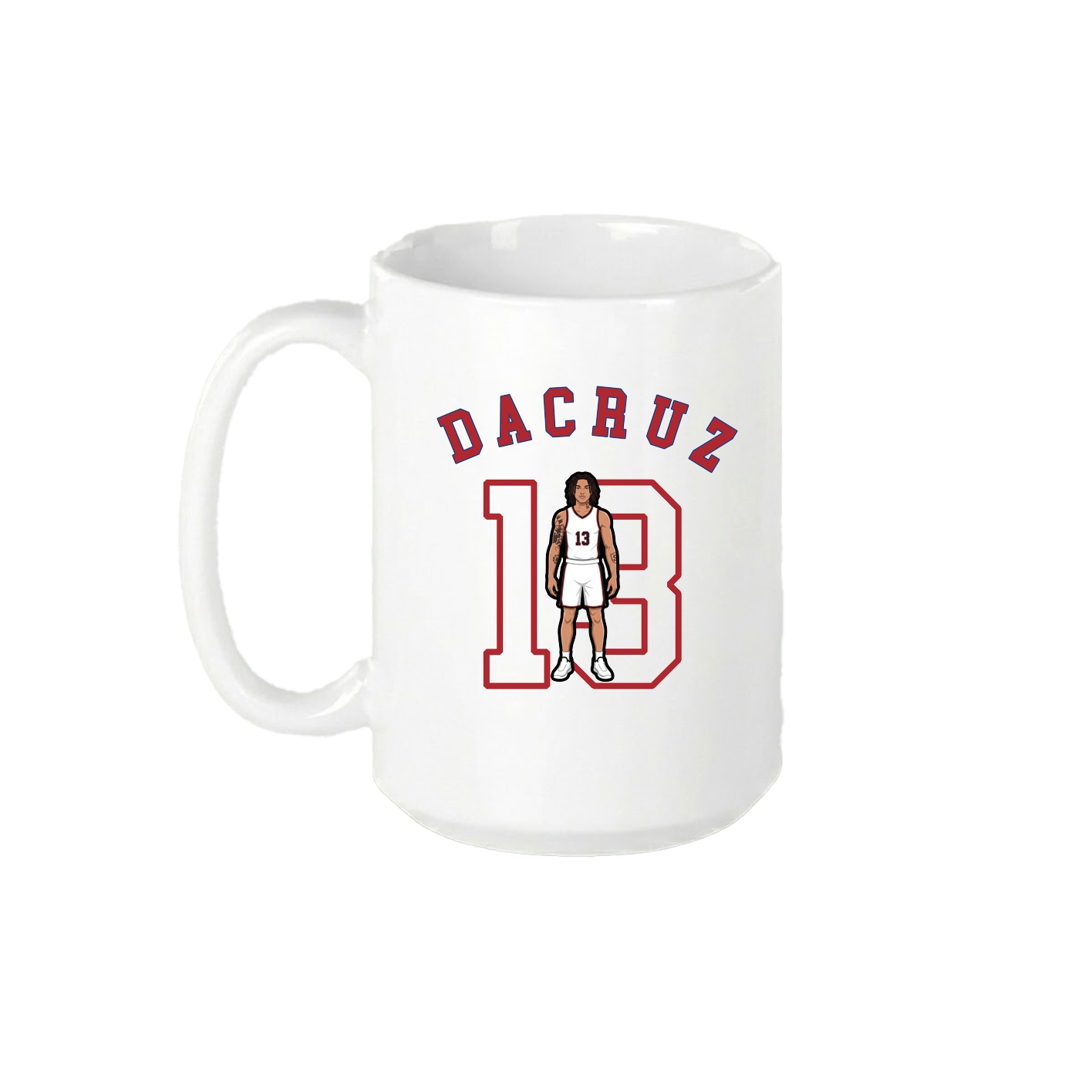 15oz Coffee Mug — Shirsey Arch in White