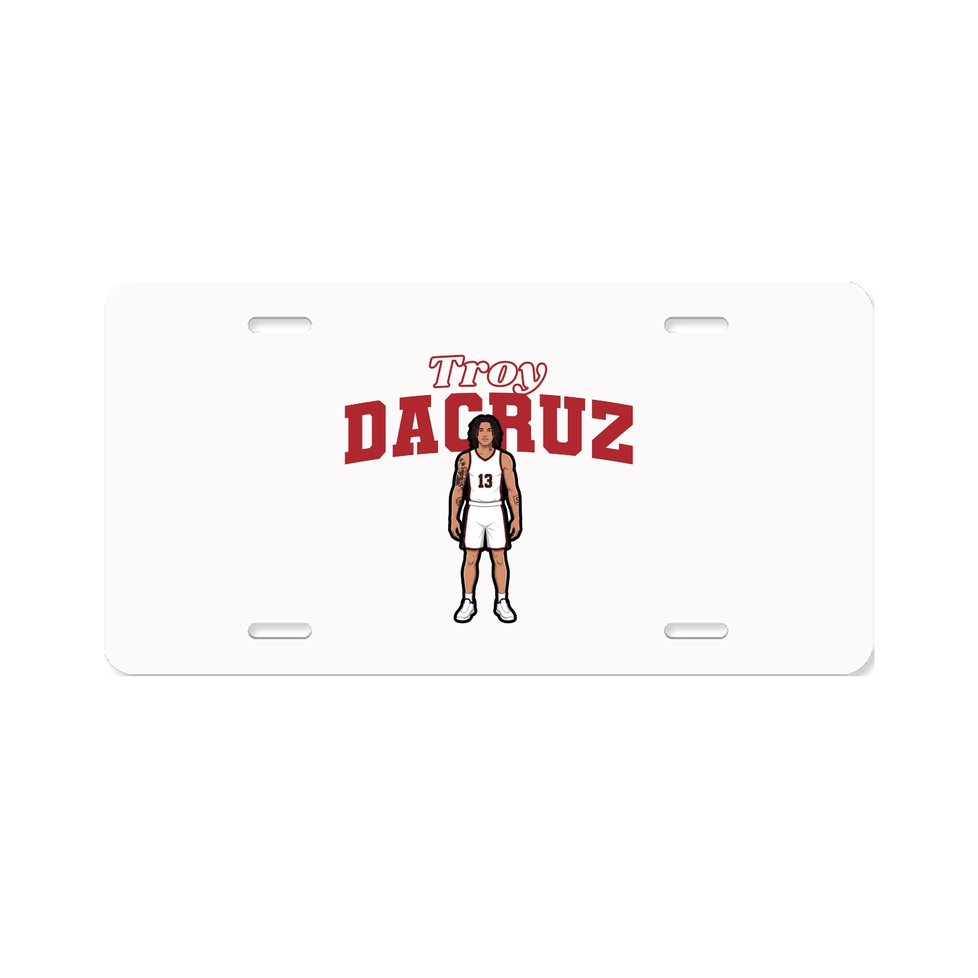 License Plate — Name Arch in Classic
