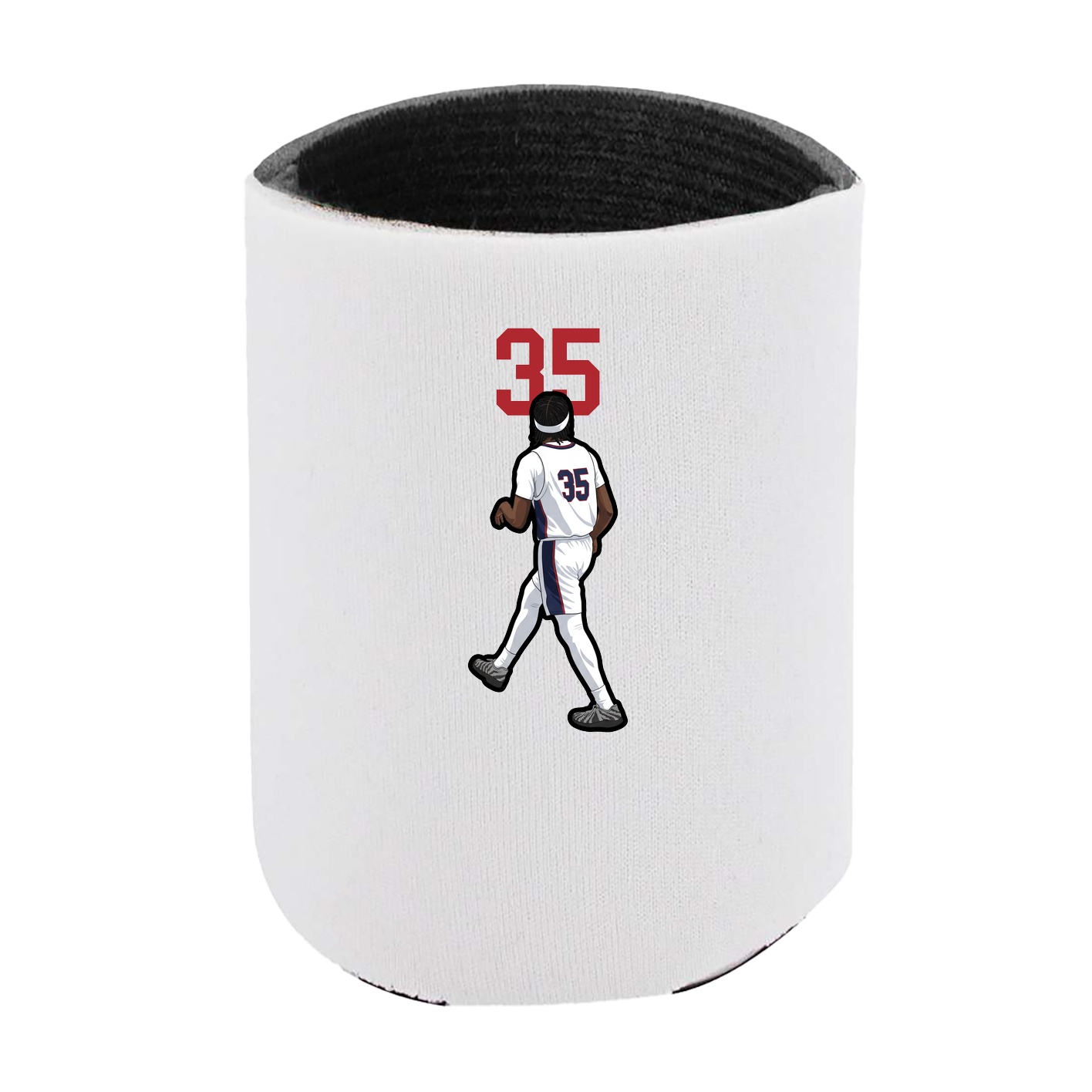 Can Holder — Number Top in White