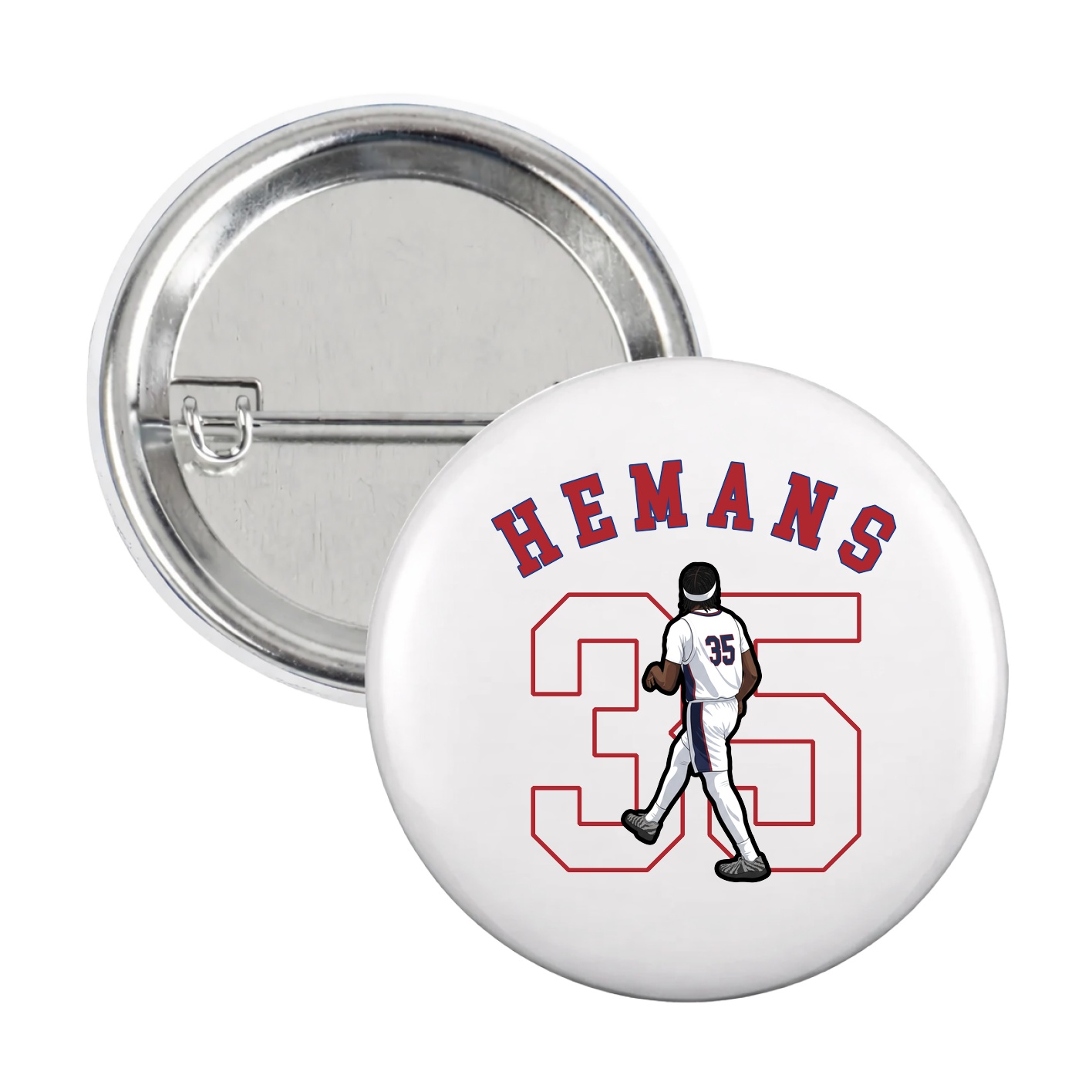 Game Day Button — Shirsey Arch in White