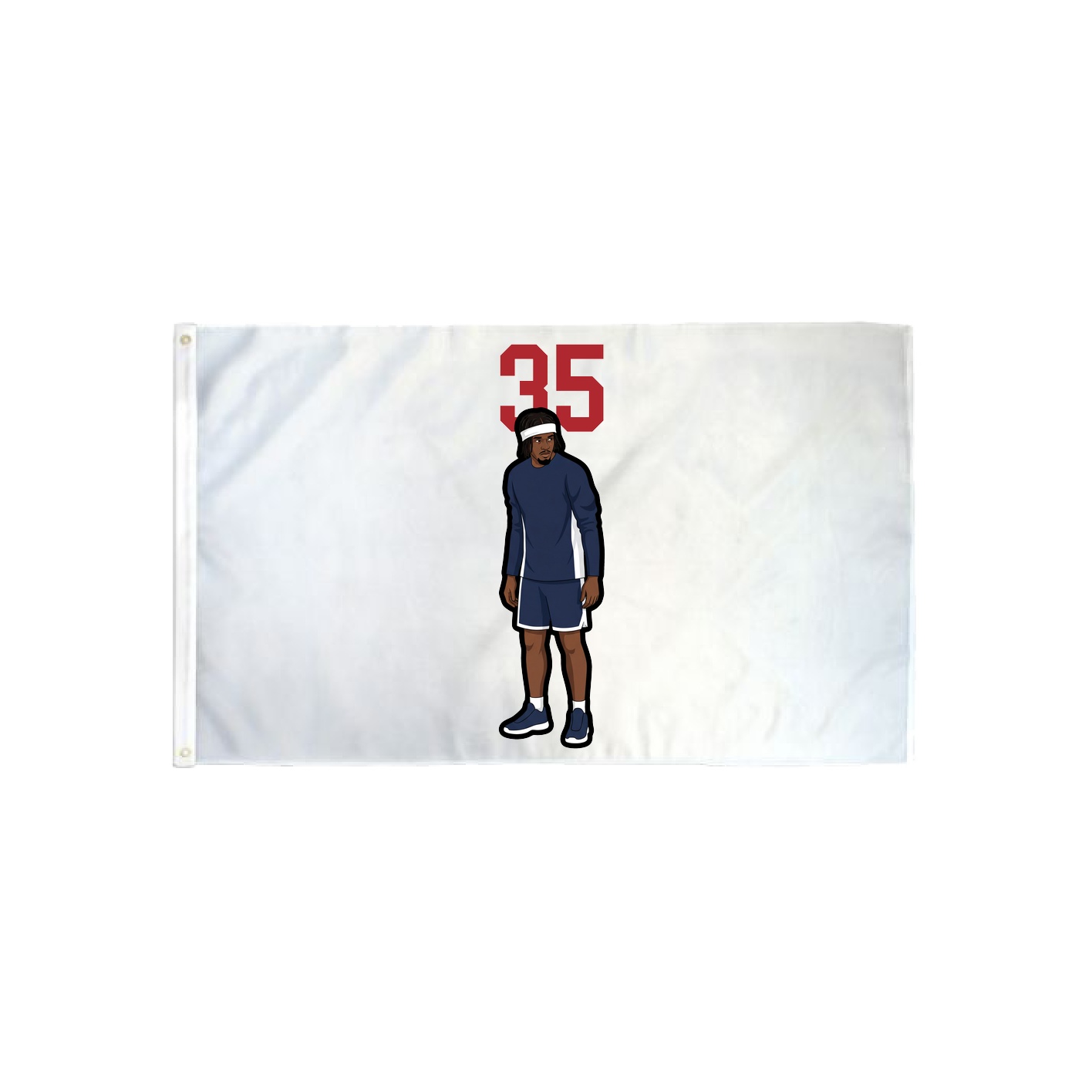 3x5 Flag — Number Top in Classic