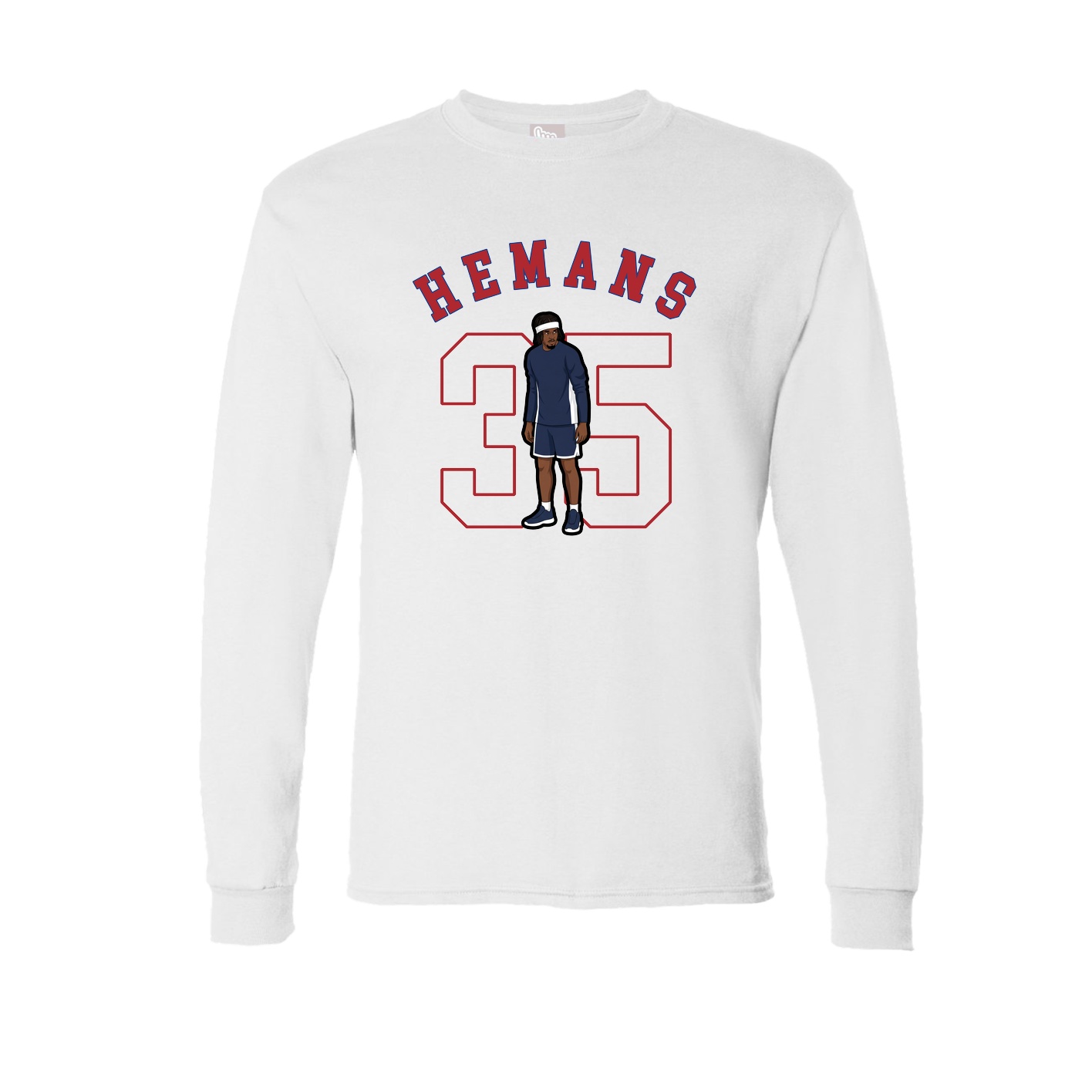 Long Sleeve Tee — Shirsey Arch in White