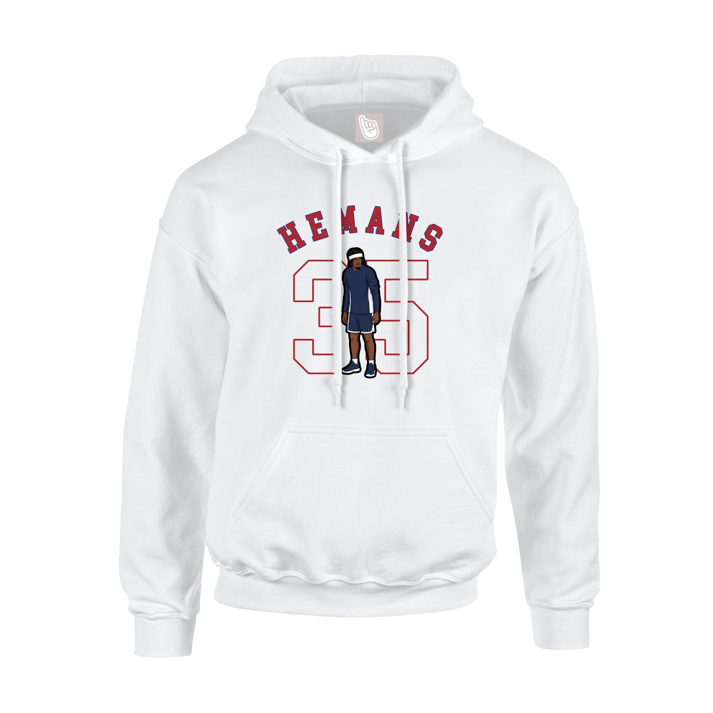 Hoodie — Shirsey Arch in White
