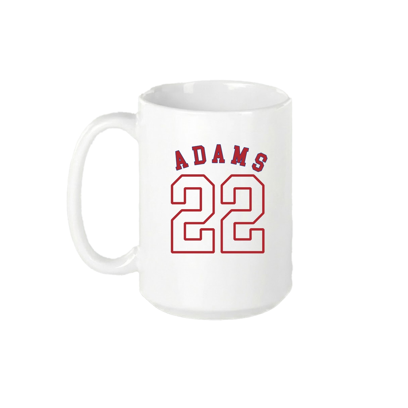 15oz Coffee Mug — Shirsey Arch in White