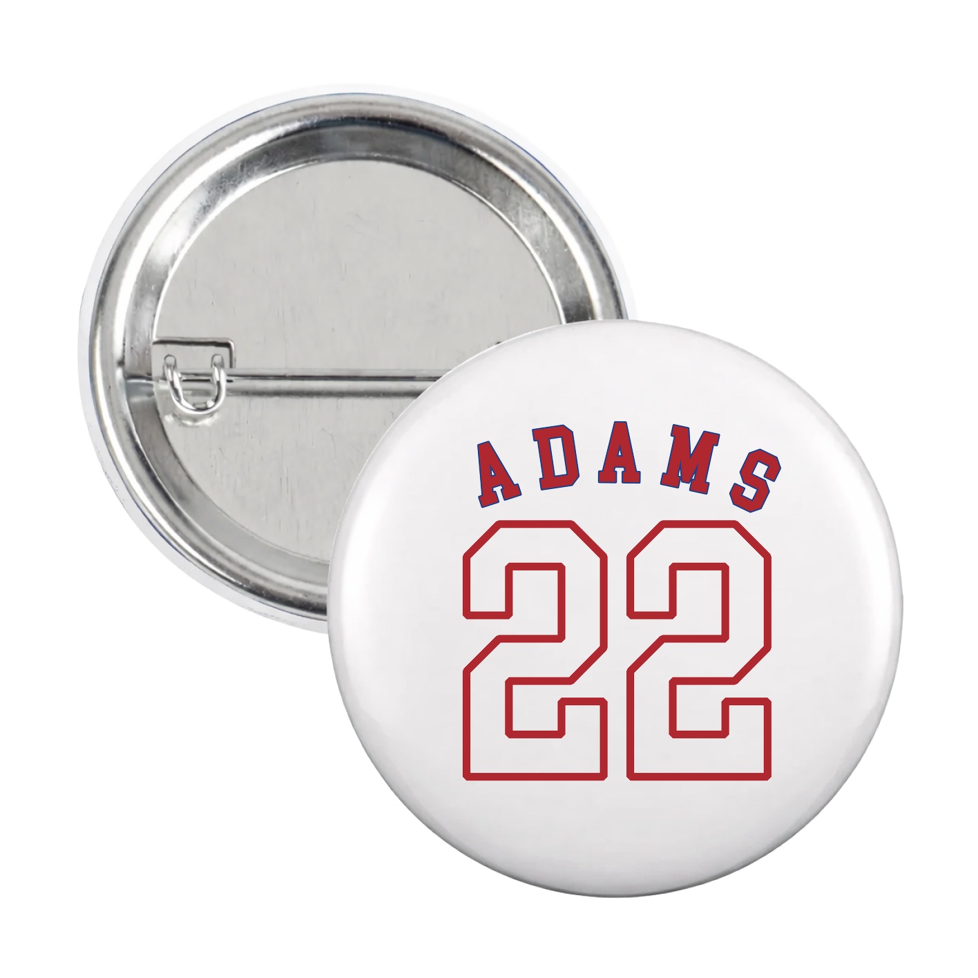 Game Day Button — Shirsey Arch in White