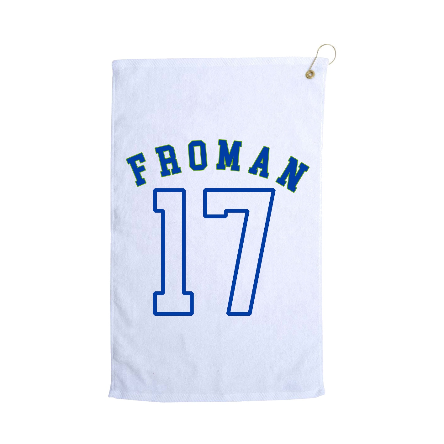 Golf Towel — Shirsey Arch in White