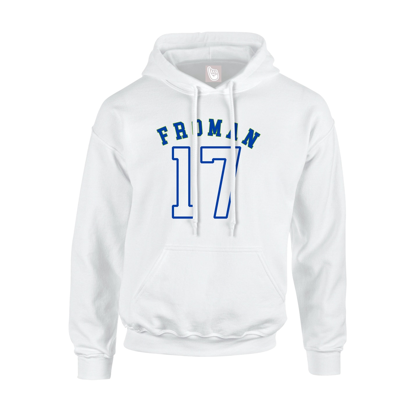 Hoodie — Shirsey Arch in White