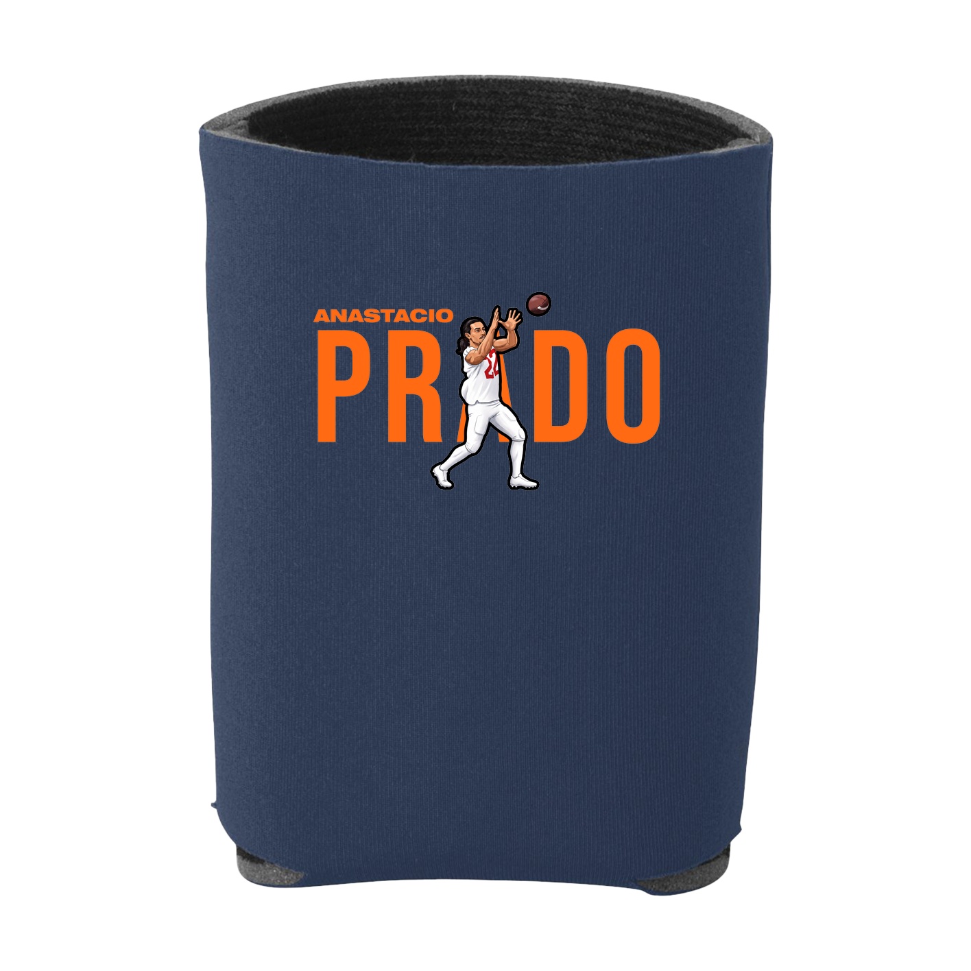 Can Holder — Player Name in Navy