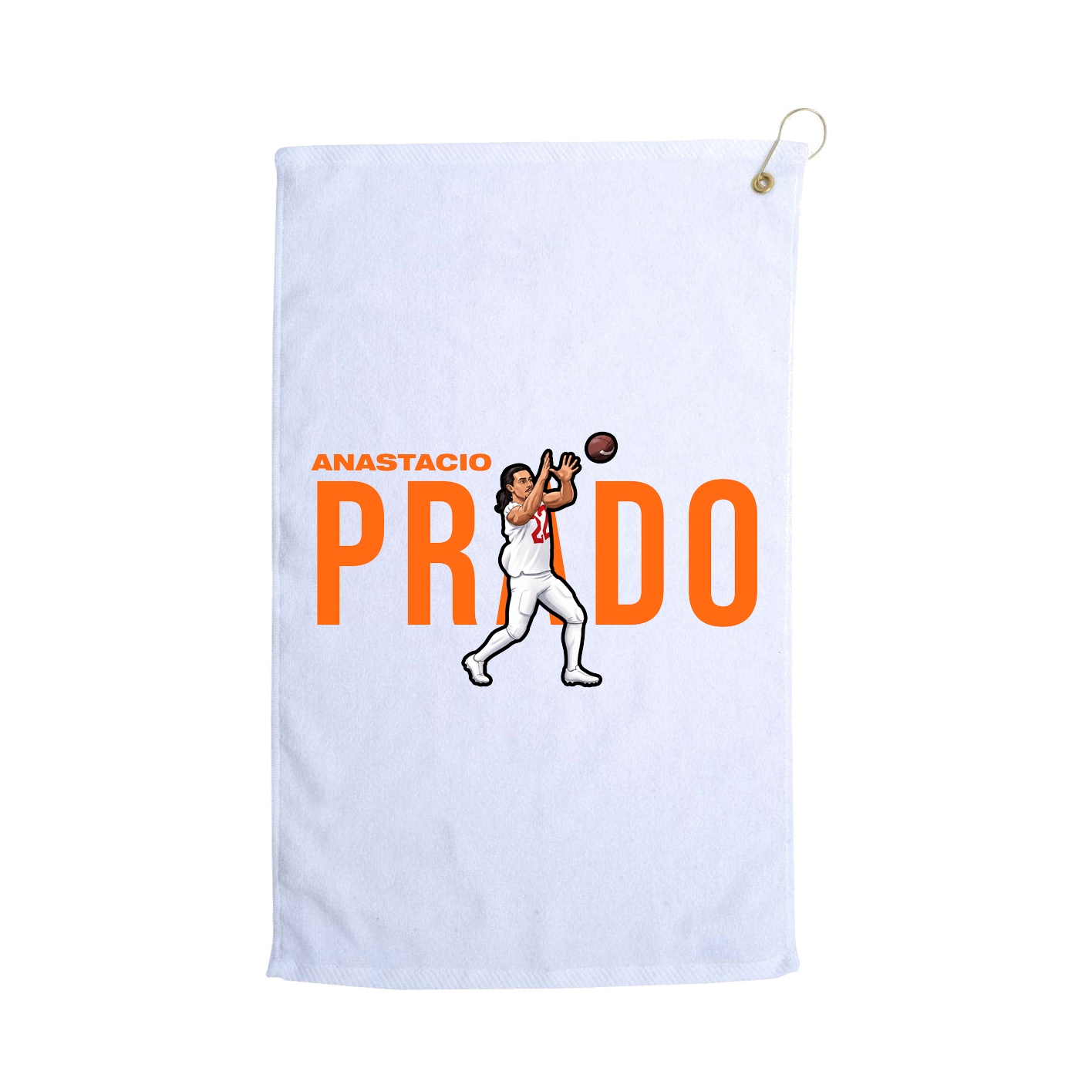 Golf Towel — Player Name in White