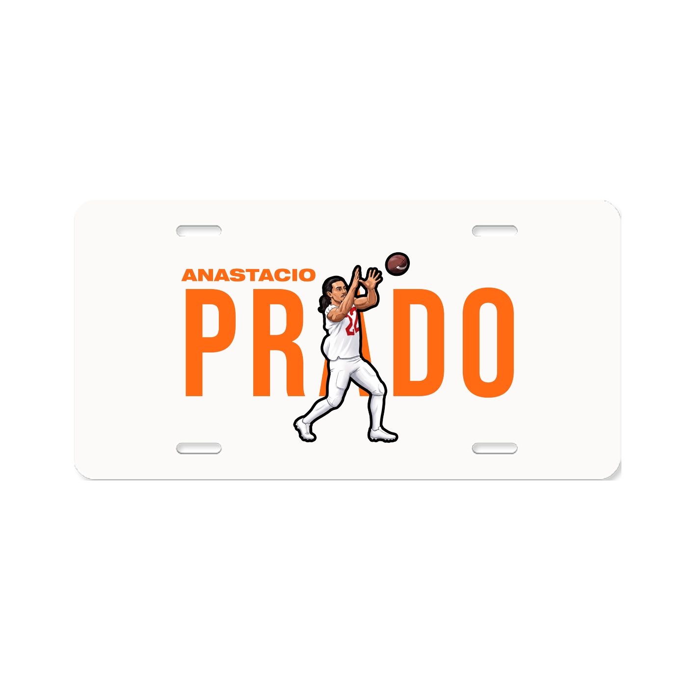 License Plate — Player Name in Classic