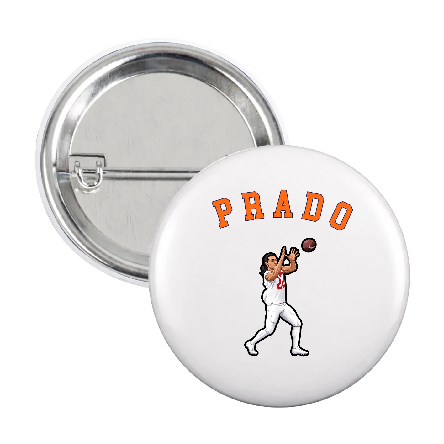 Game Day Button — Shirsey Arch in White