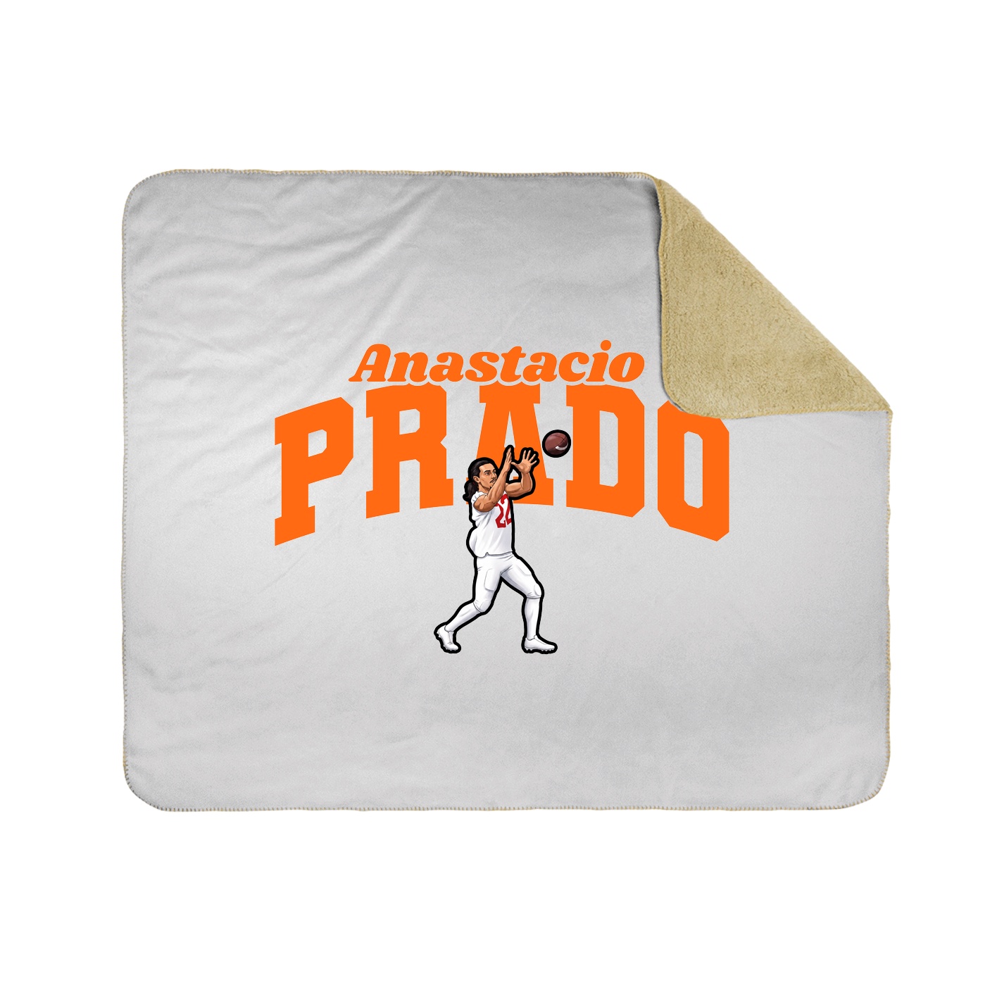 Throw Blanket — Signature Arch in White