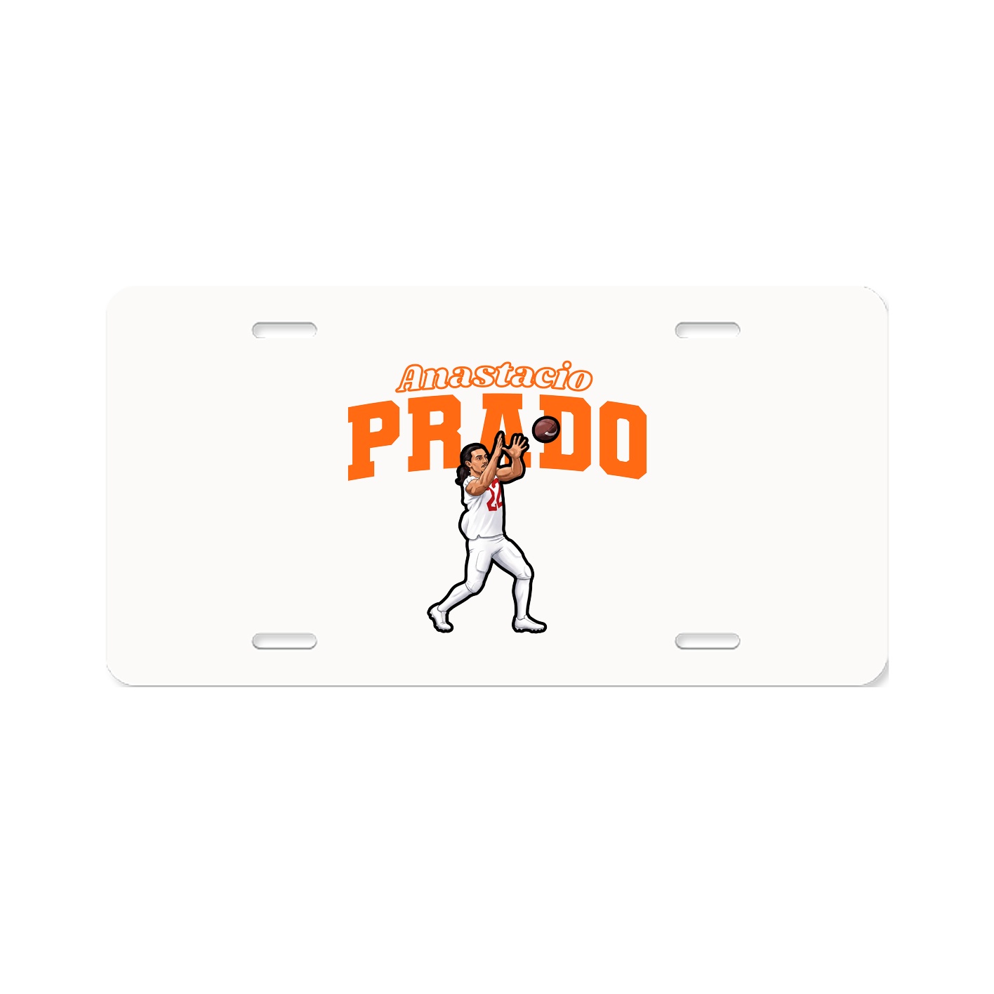 License Plate — Name Arch in Classic