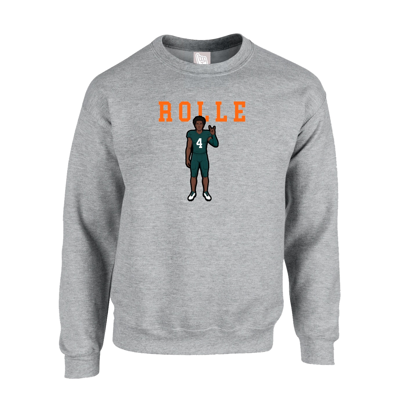 Fleece Crew — Shirsey in Grey