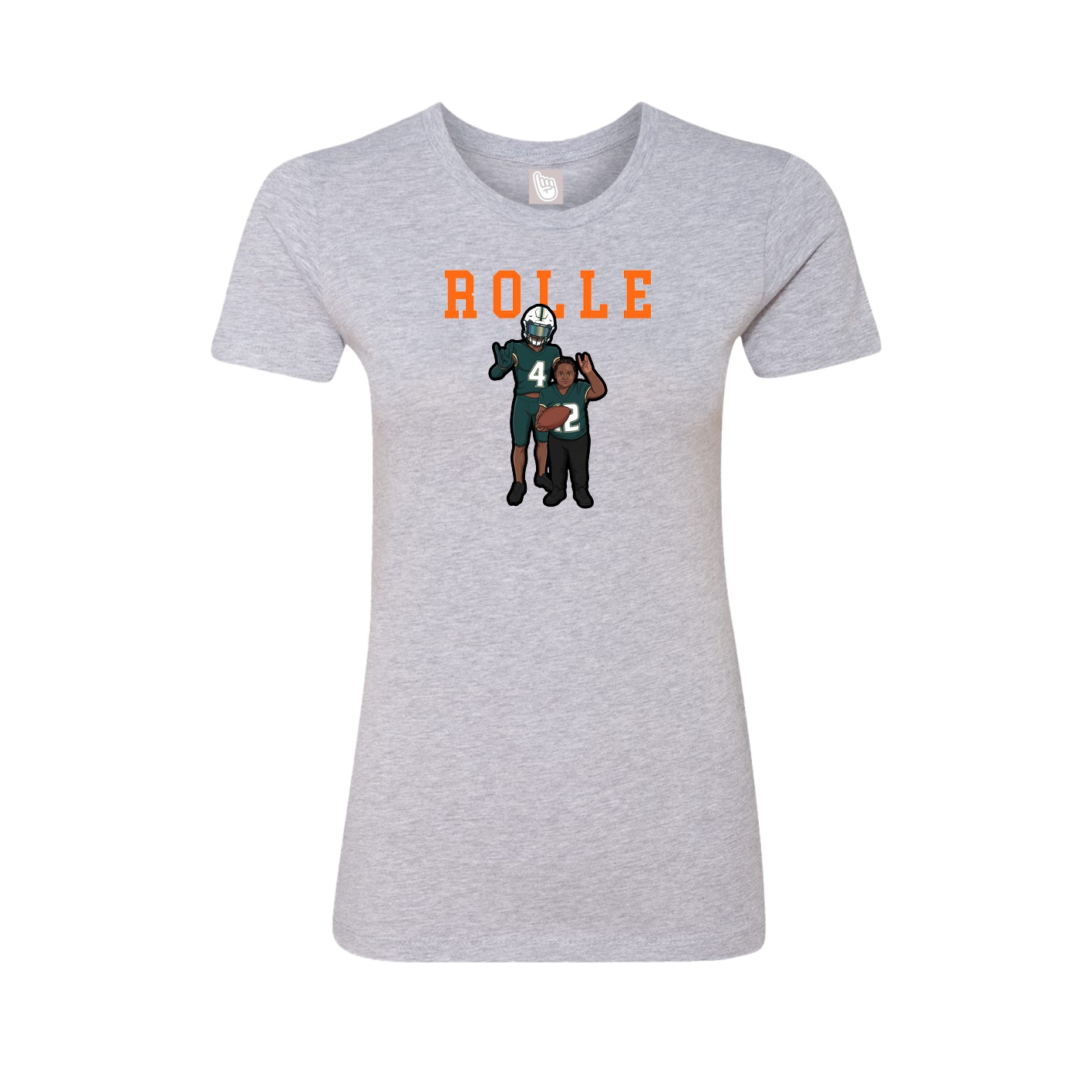 Fitted Women's Tee — Shirsey in Grey