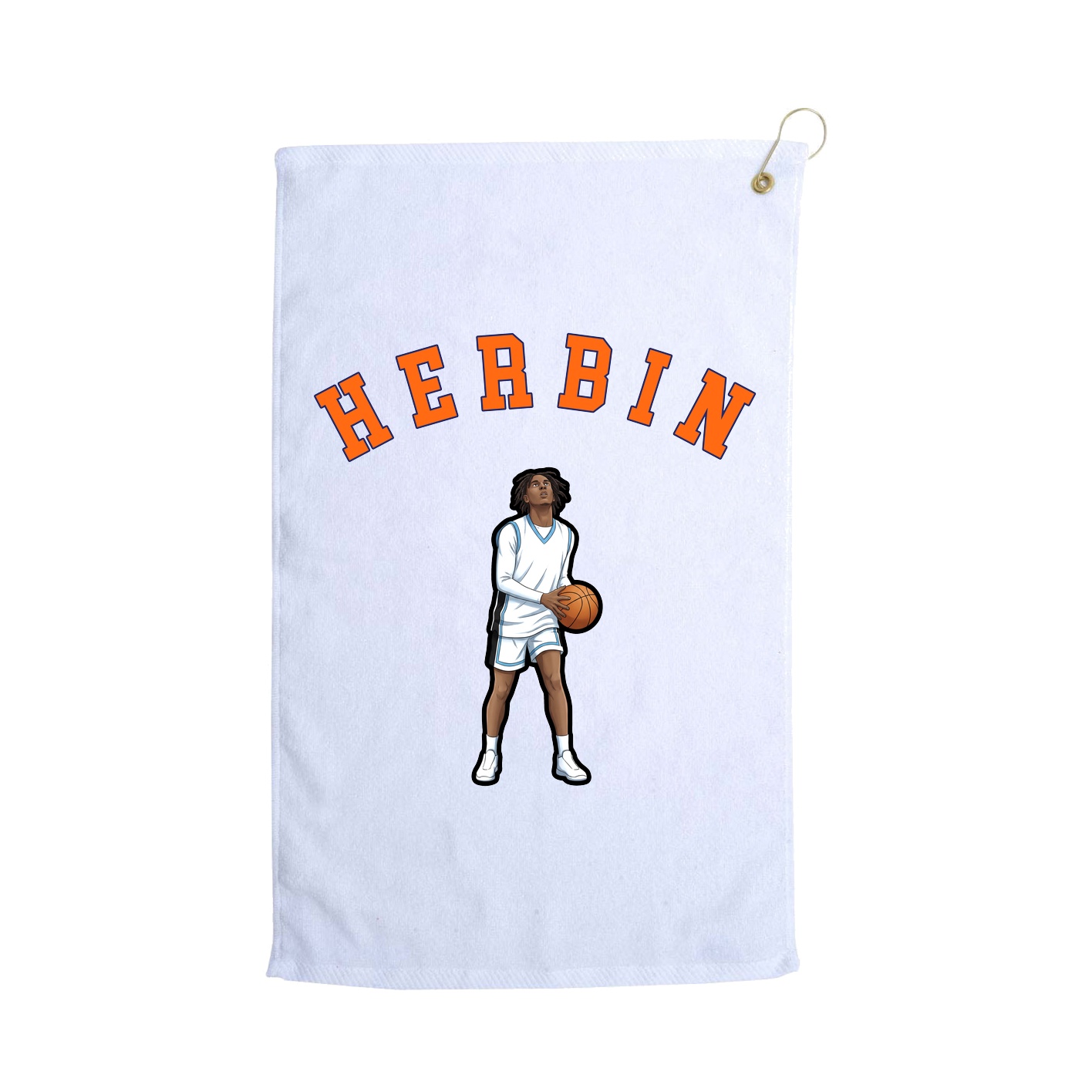 Golf Towel — Shirsey Arch in White