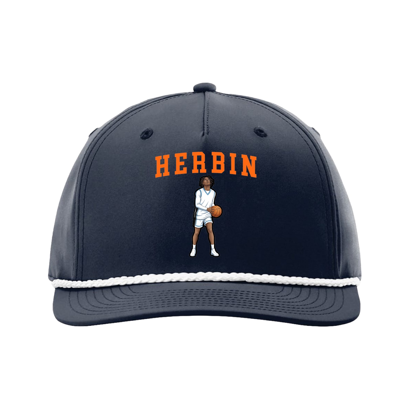 Five-Panel Classic Rope Cap — Shirsey in Navy