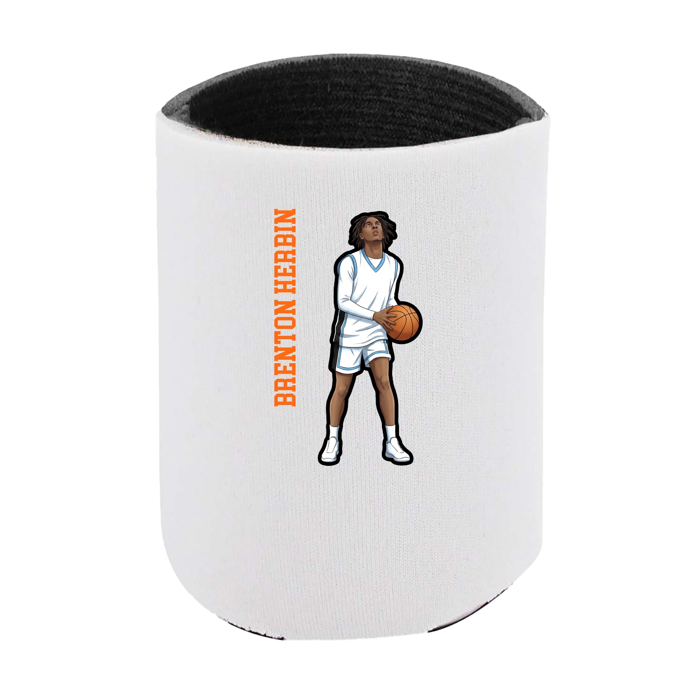 Can Holder — Name Vertical in White
