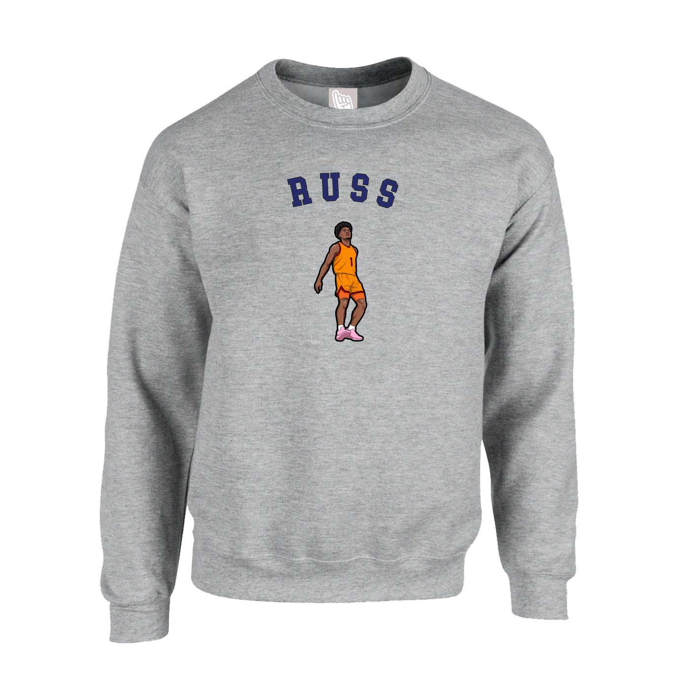Fleece Crew — Shirsey Arch in Grey