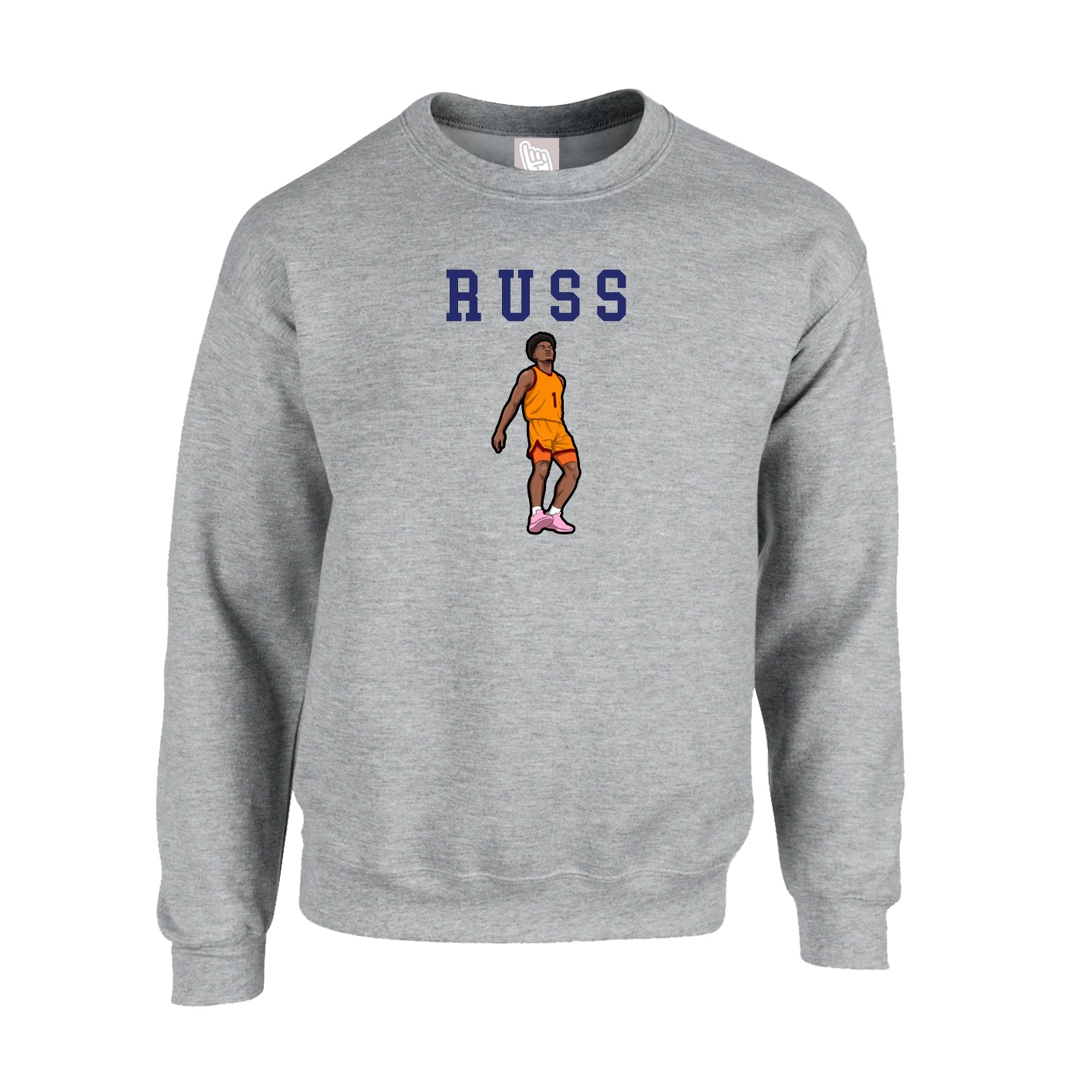 Fleece Crew — Shirsey in Grey