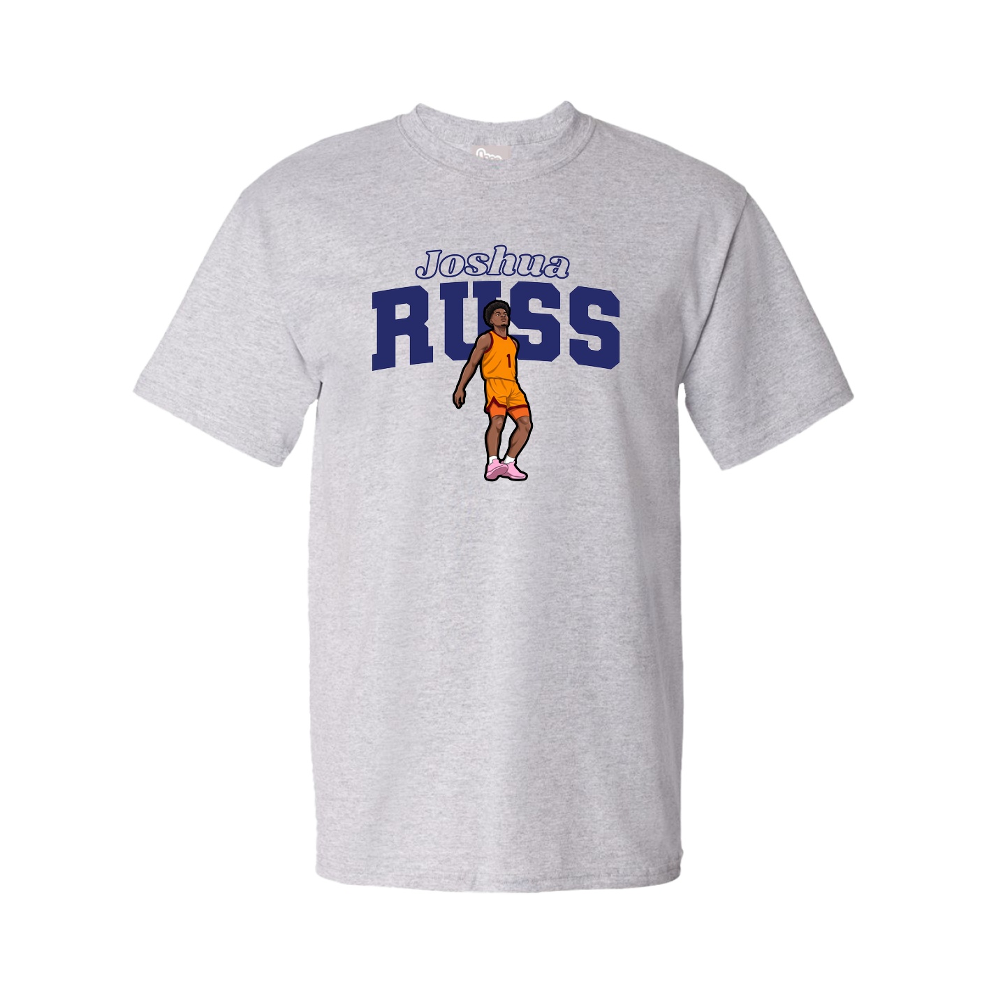 Tee — Name Arch in Grey