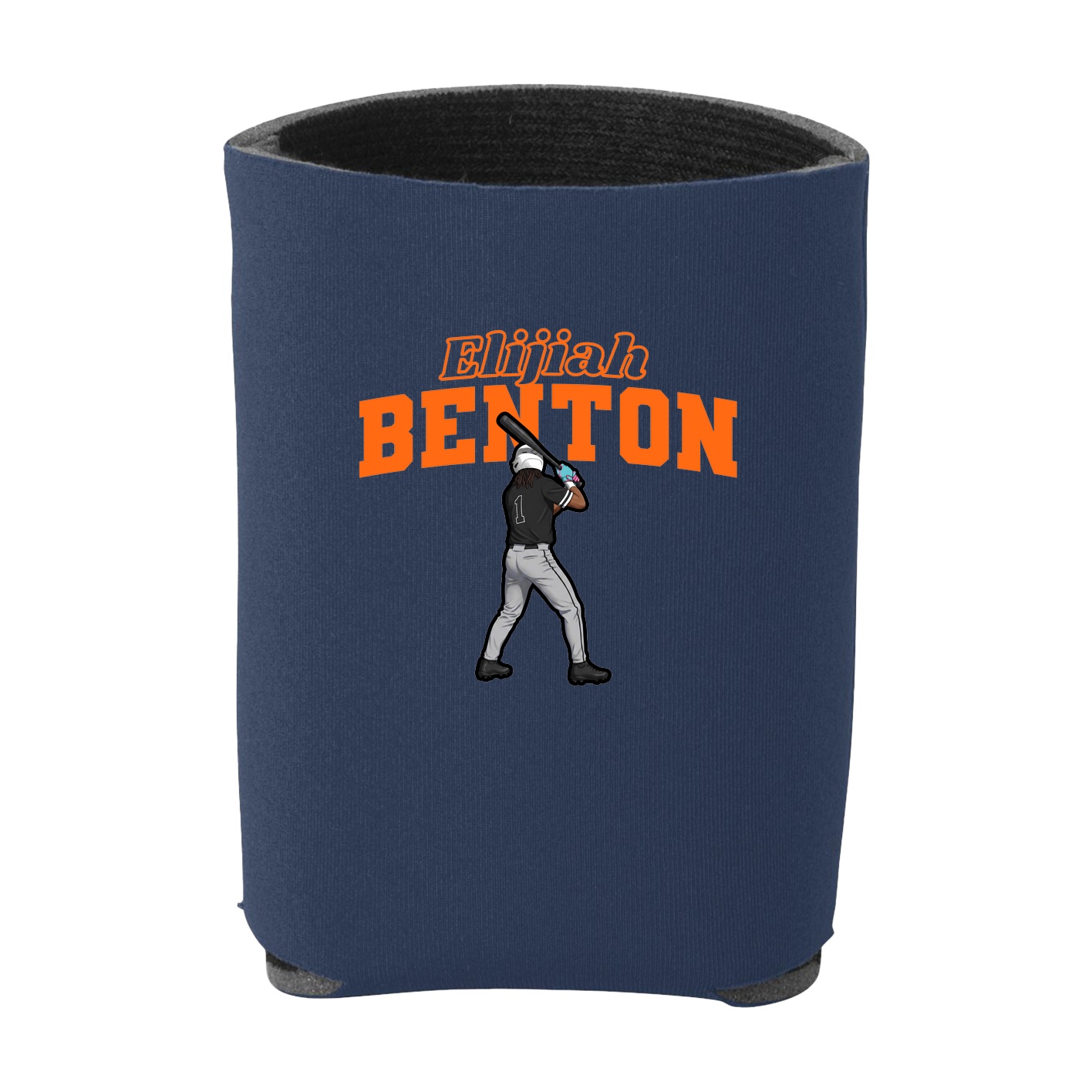 Can Holder — Name Arch in Navy