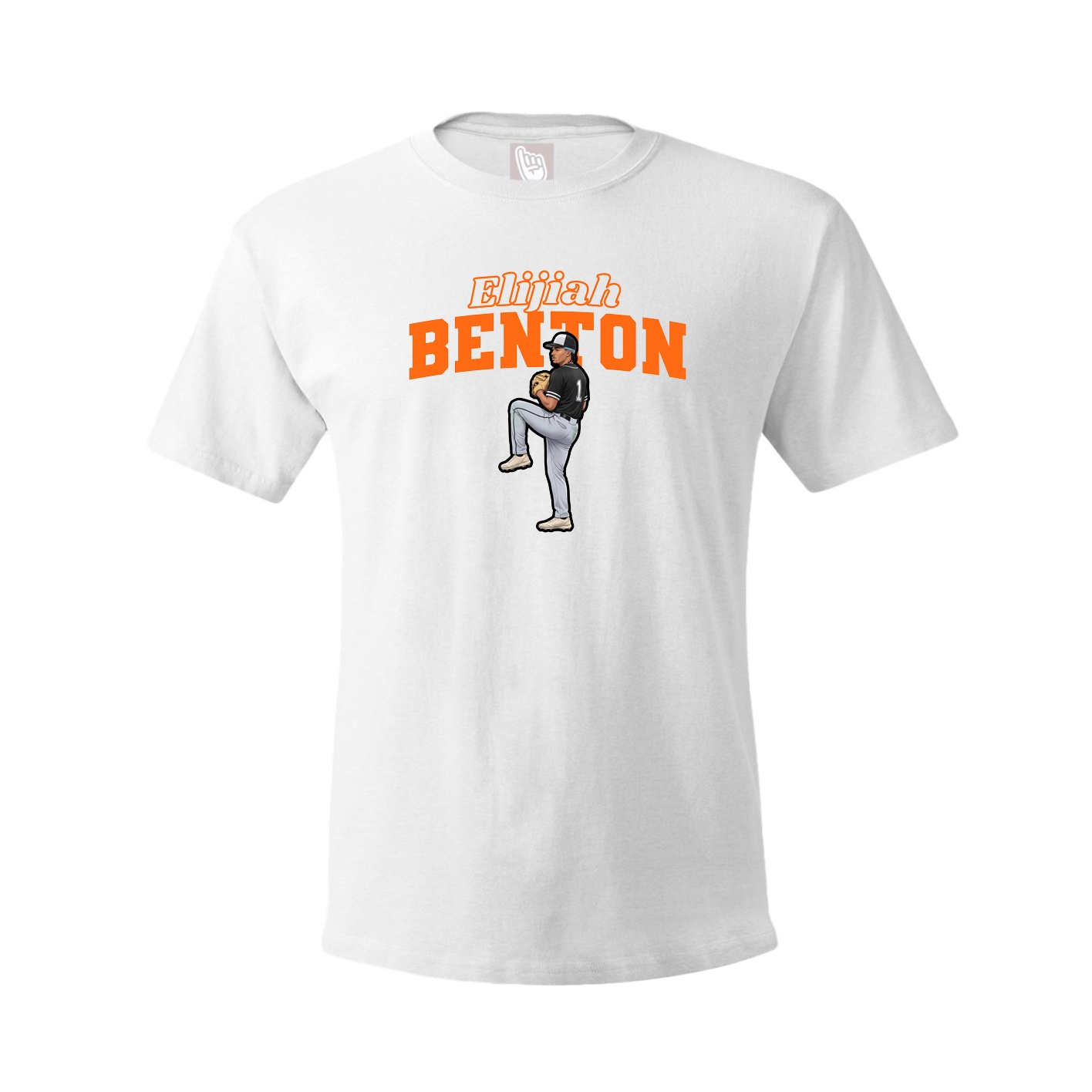 Tee — Name Arch in White