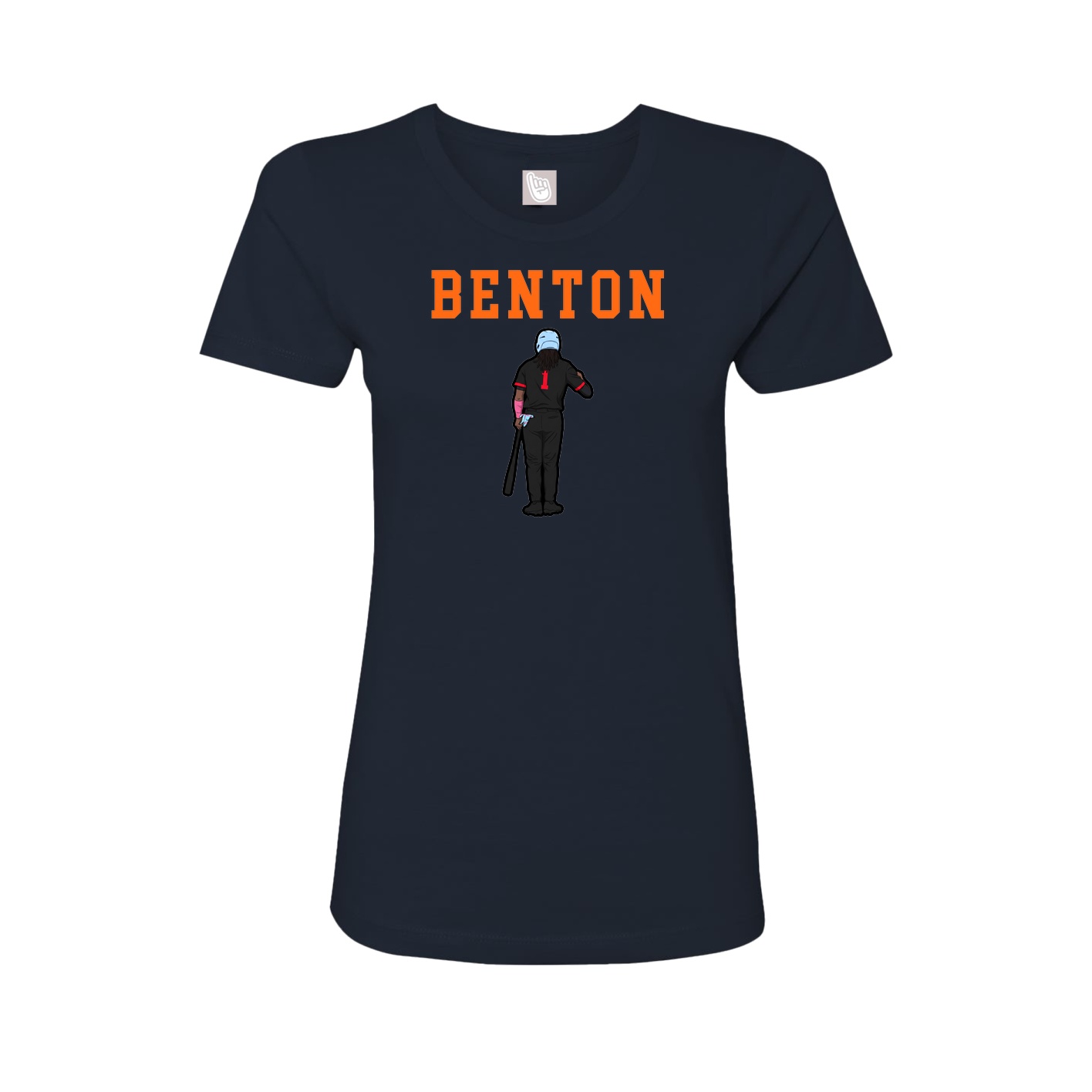 Fitted Women's Tee — Shirsey in Navy