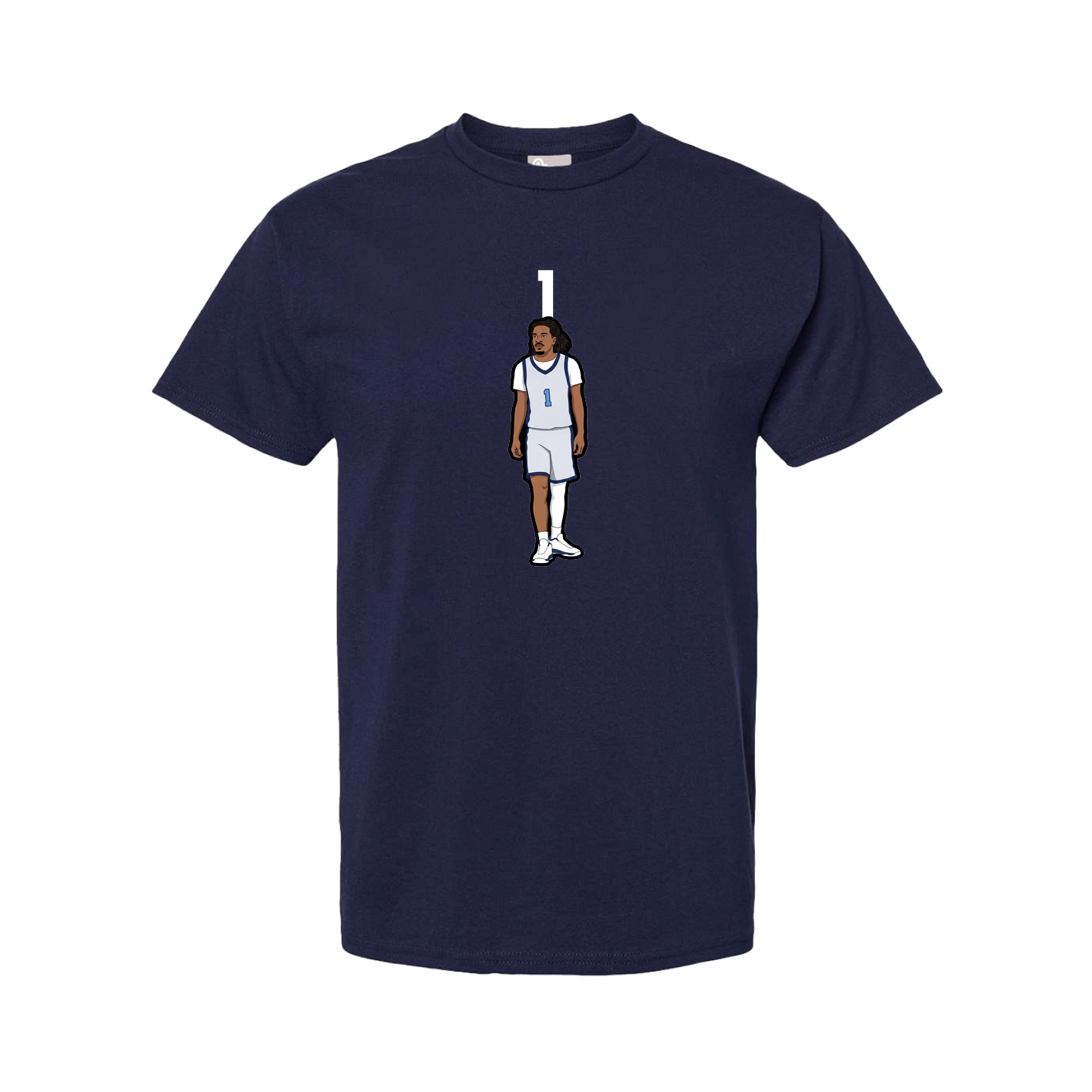 Tee — Number Top in Navy