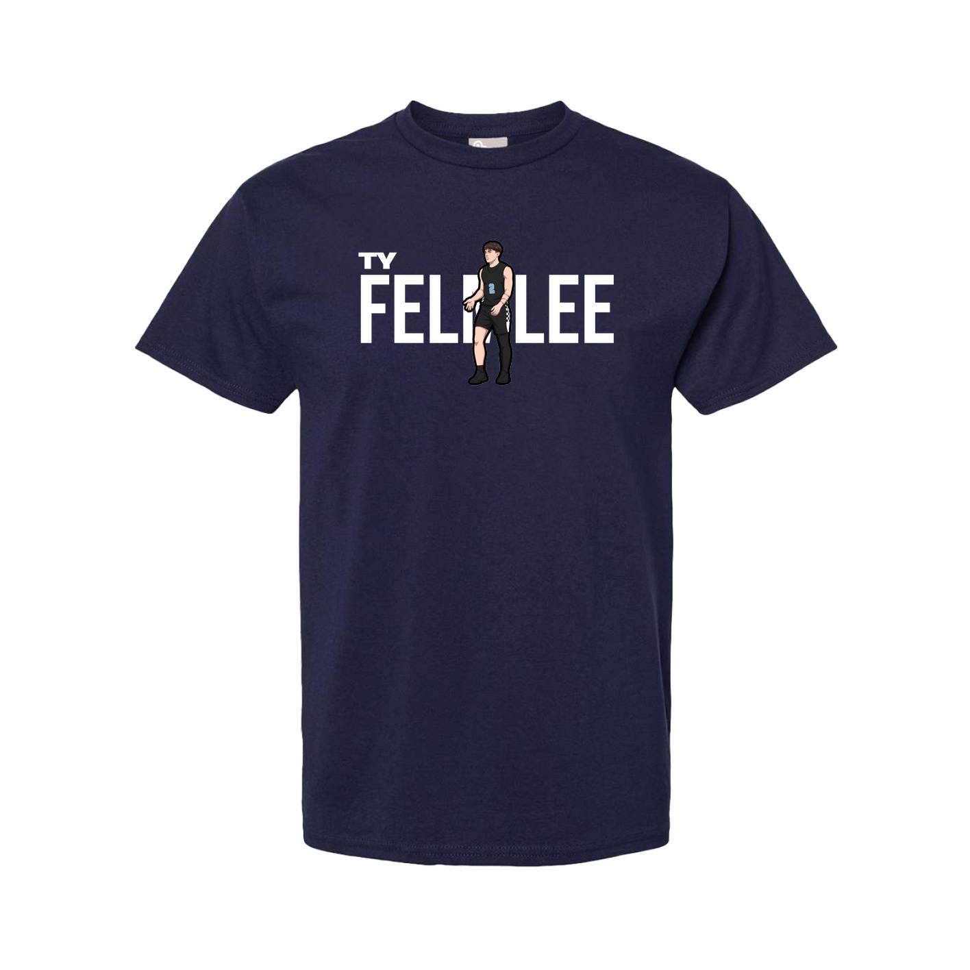 Youth Tee — Player Name in Navy