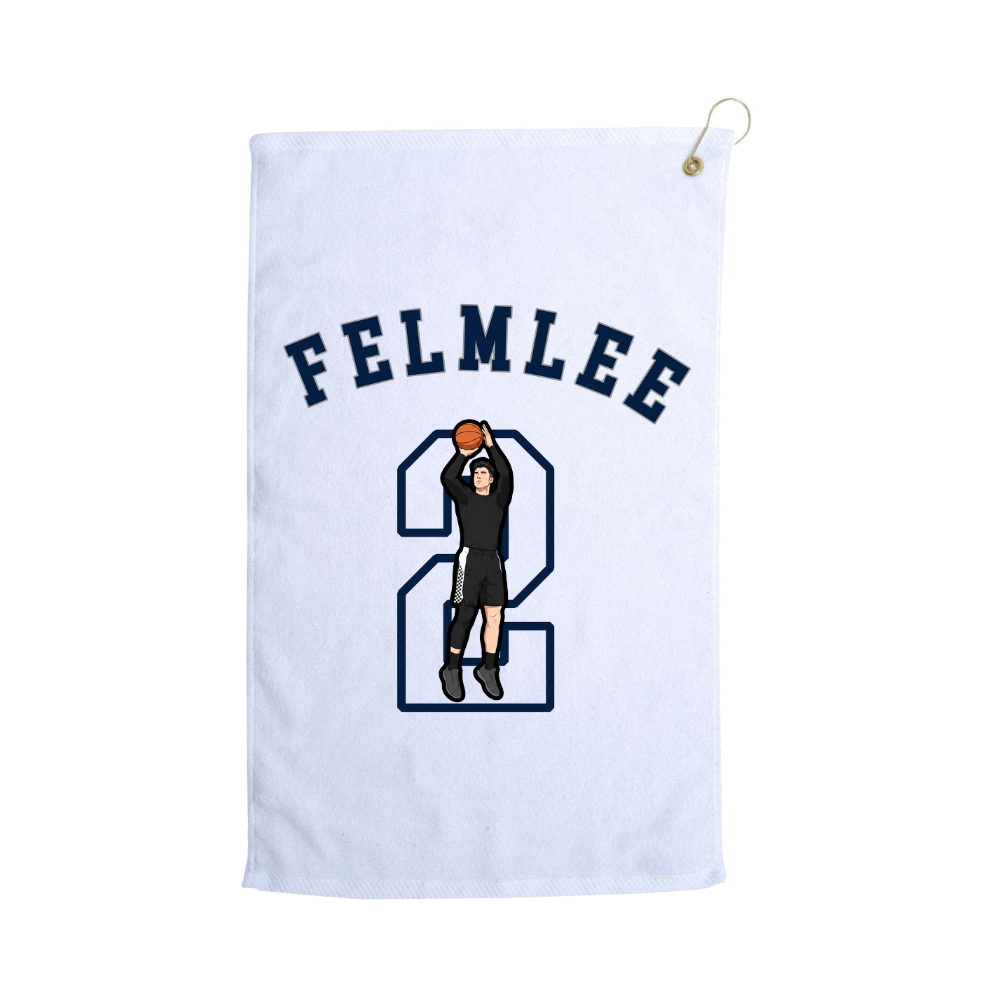 Golf Towel — Shirsey Arch in White