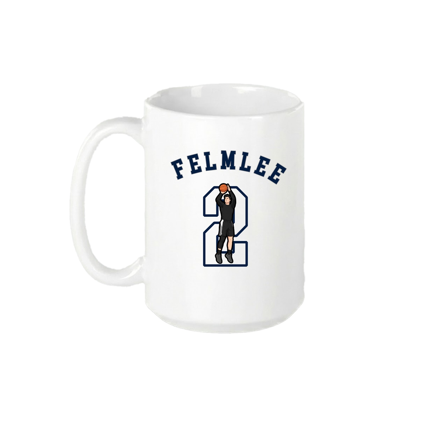 15oz Coffee Mug — Shirsey Arch in White