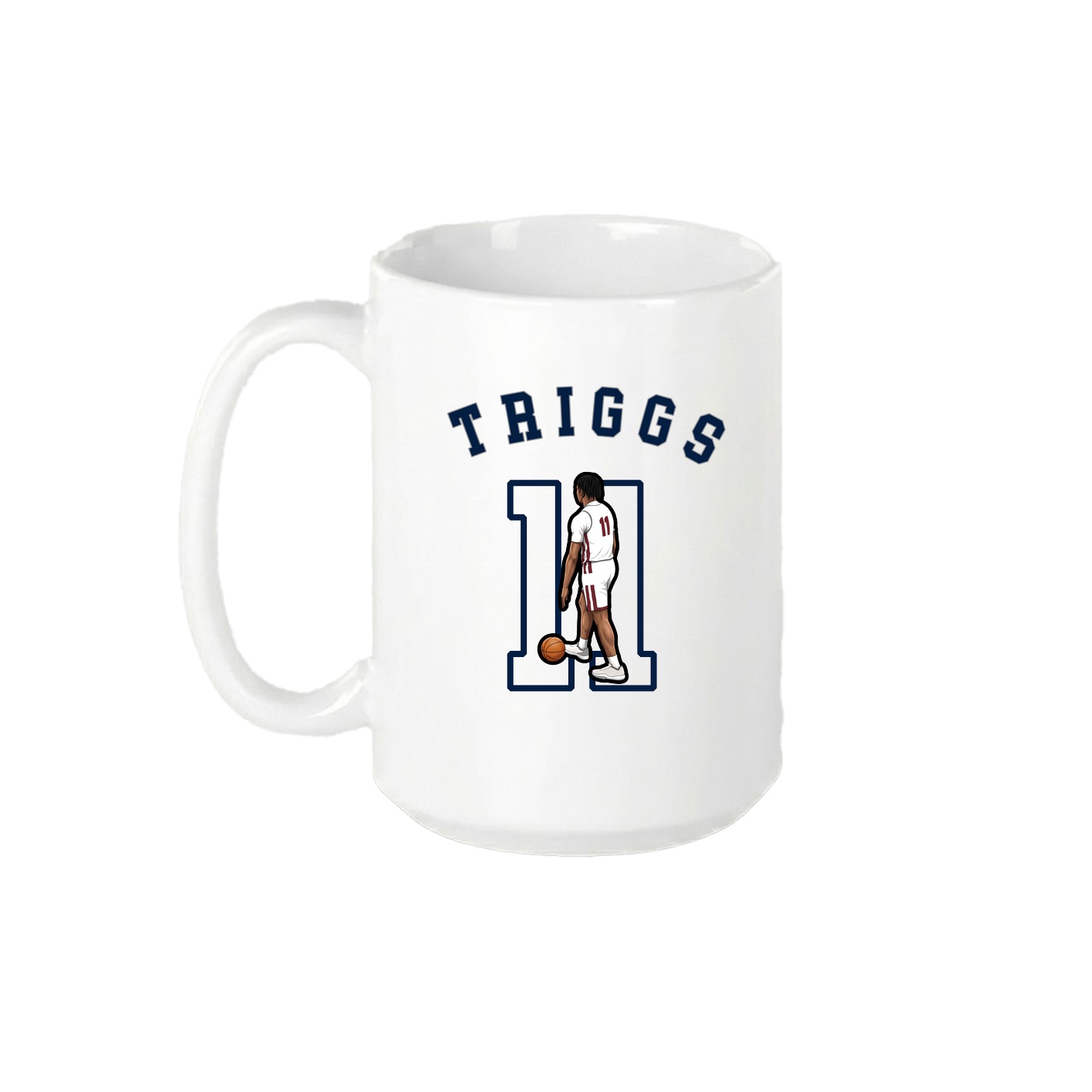15oz Coffee Mug — Shirsey Arch in White