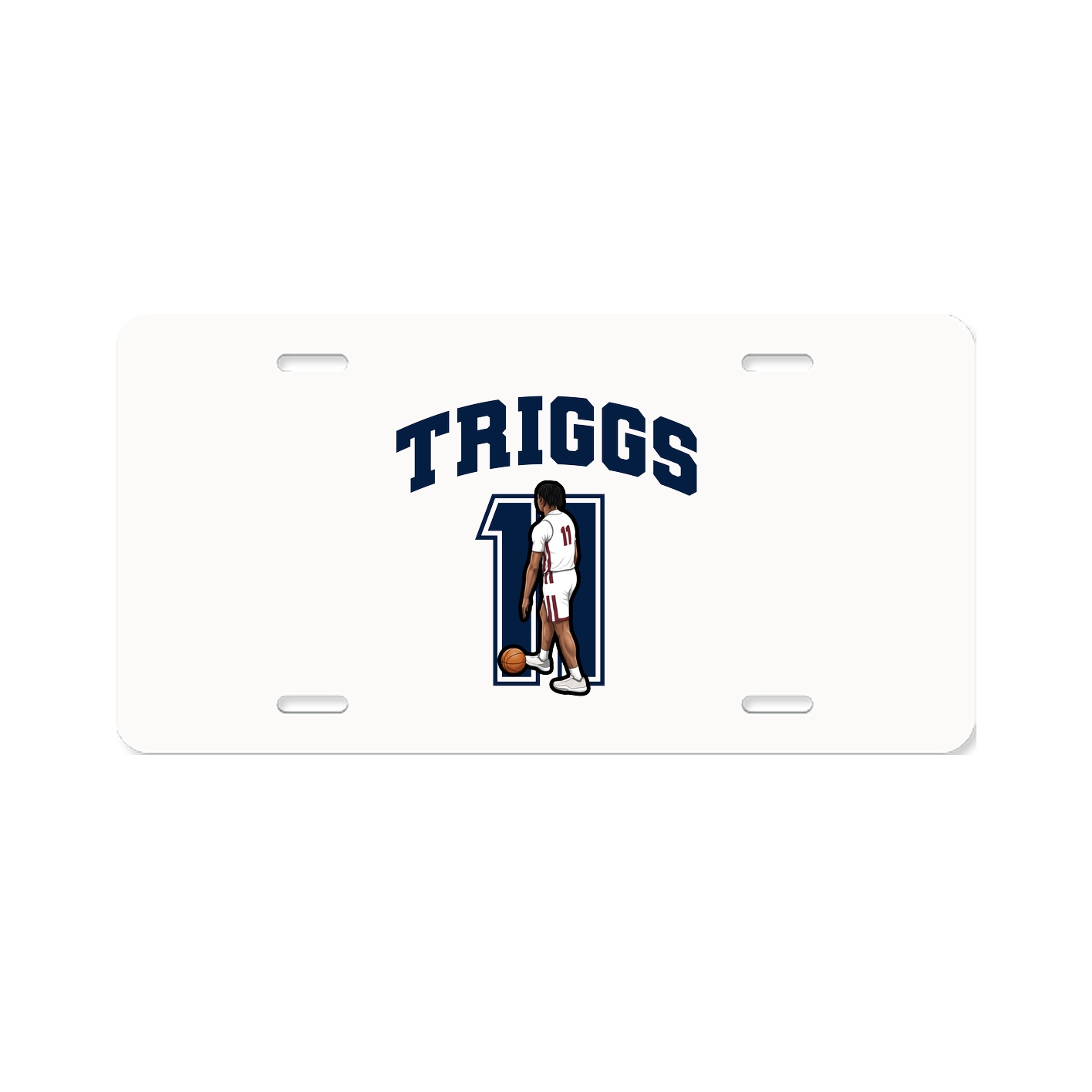 License Plate — Number in Classic