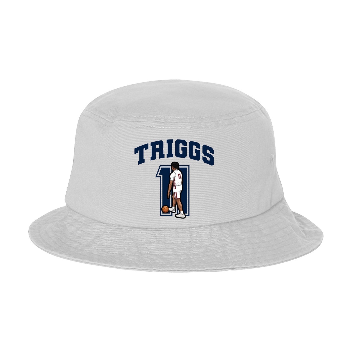 Bucket Cap — Number in White