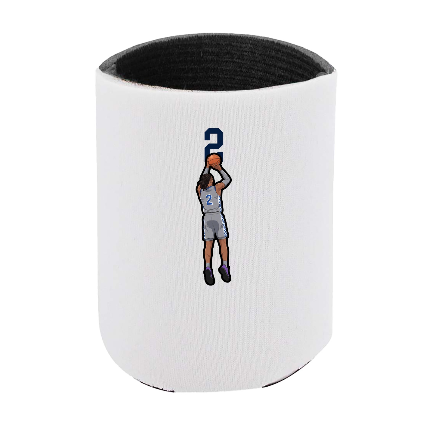 Can Holder — Number Top in White