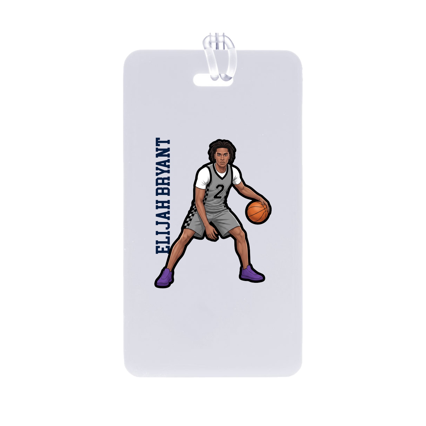 Bag Tag — Name Vertical in Classic