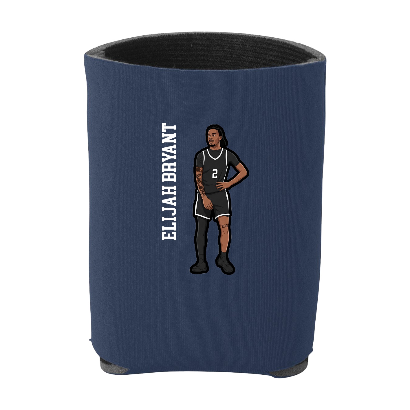 Can Holder — Name Vertical in Navy